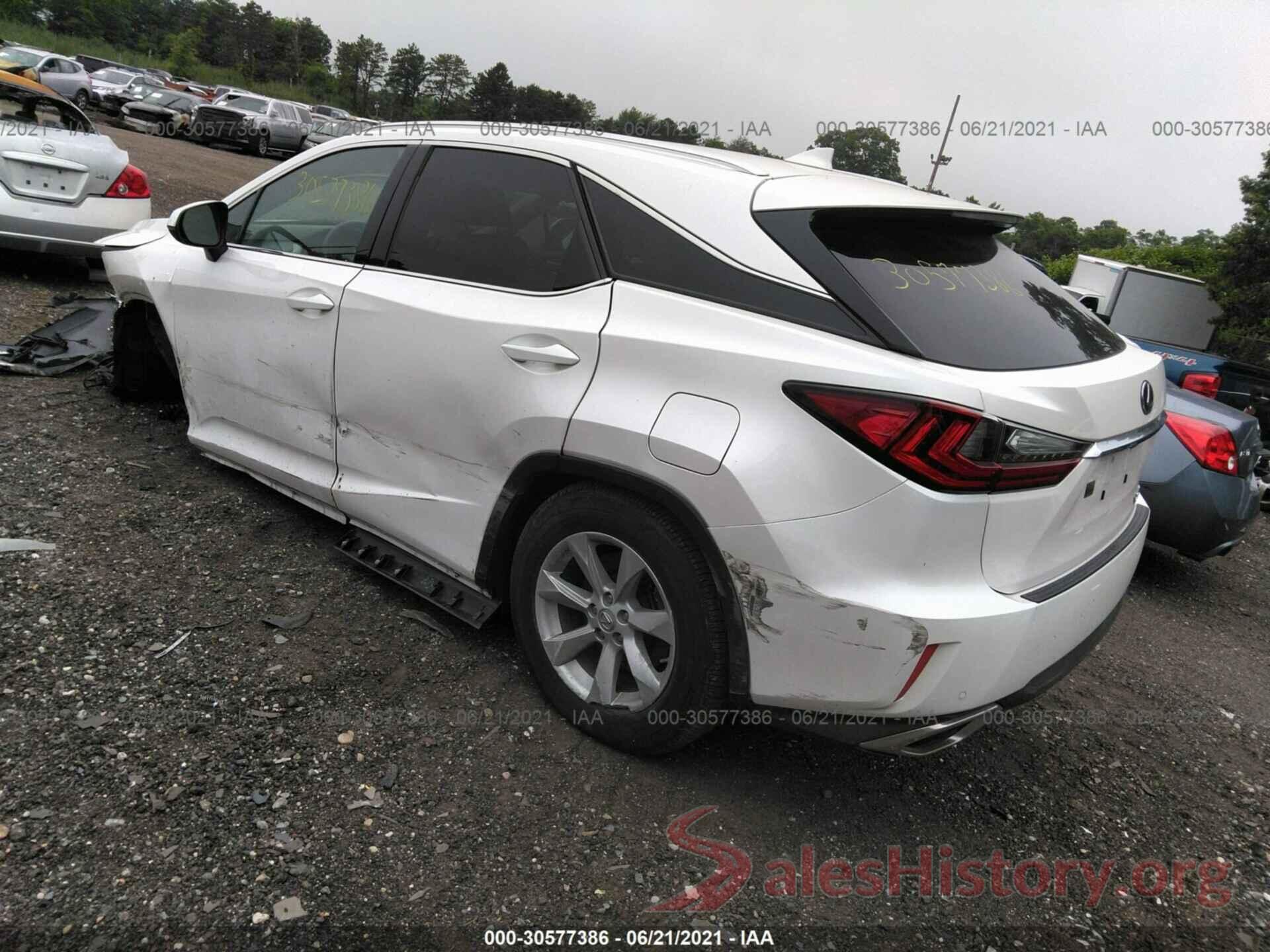 2T2BZMCA9HC089929 2017 LEXUS RX