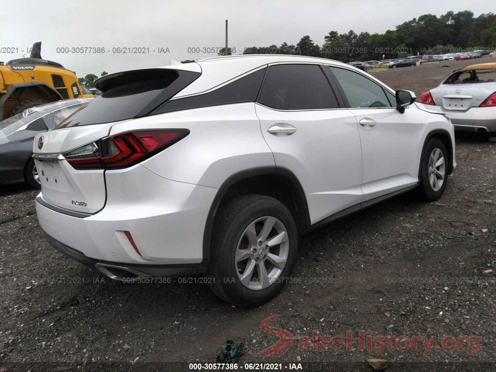 2T2BZMCA9HC089929 2017 LEXUS RX