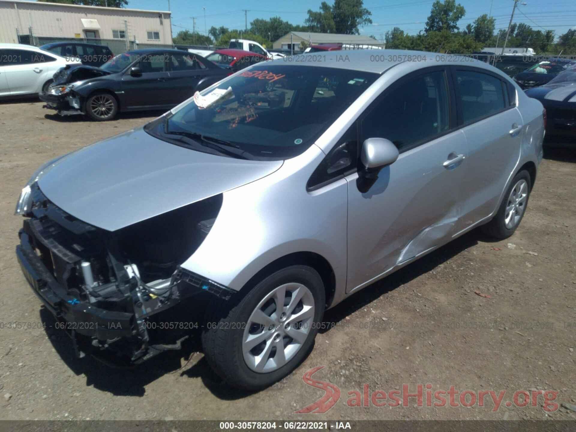 KNADM4A34H6121061 2017 KIA RIO