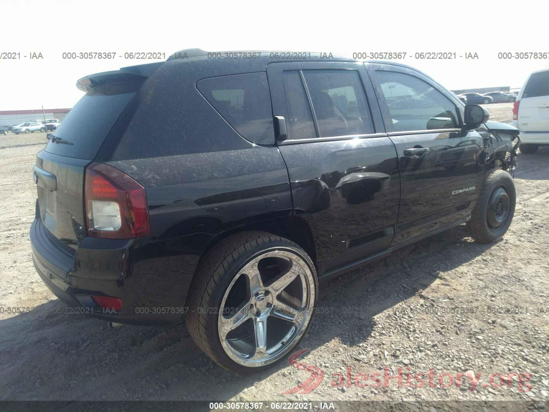 1C4NJCBA3HD123905 2017 JEEP COMPASS