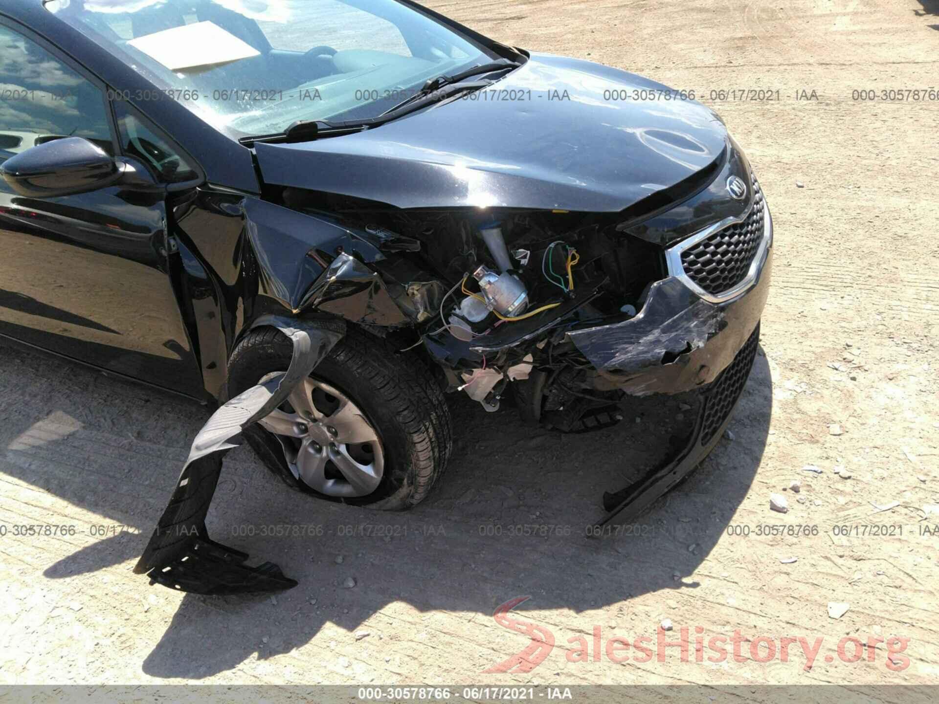 KNAFK4A63G5466269 2016 KIA FORTE