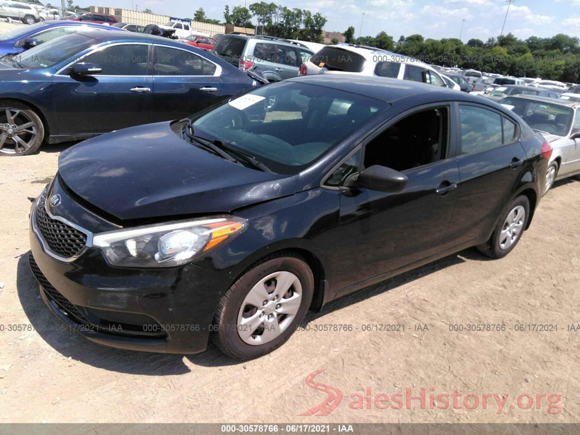 KNAFK4A63G5466269 2016 KIA FORTE