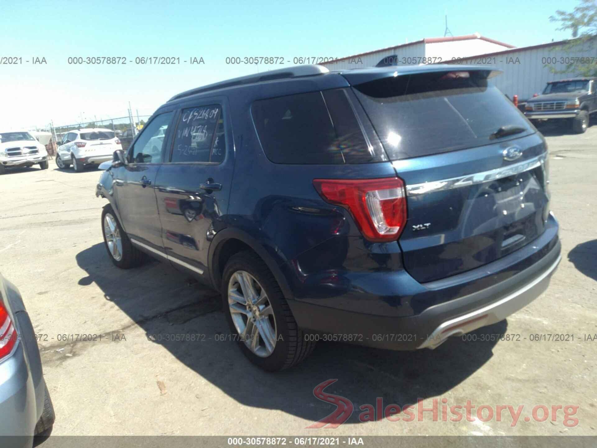 1FM5K8D88GGA94768 2016 FORD EXPLORER