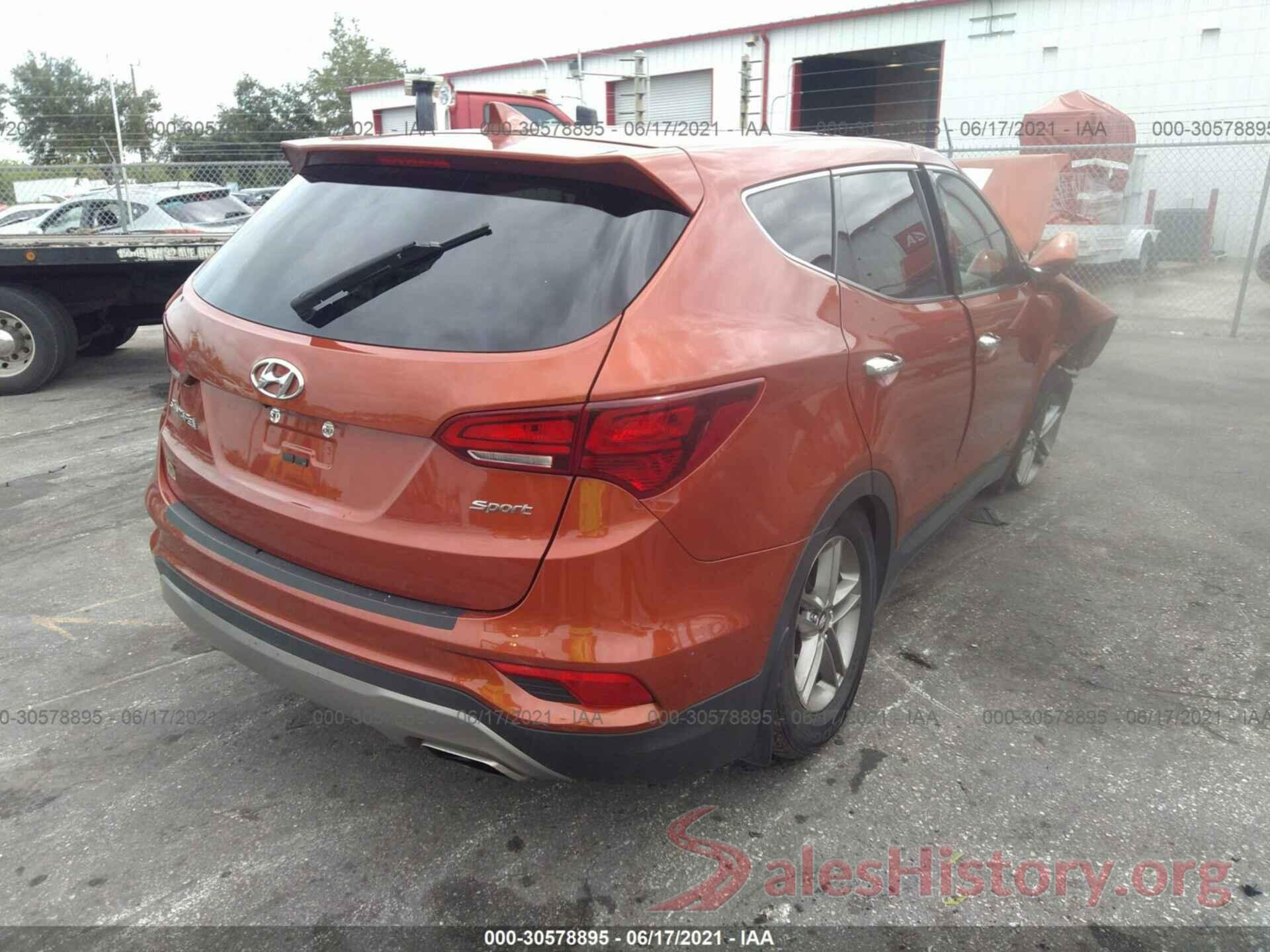 5XYZT3LB8HG457075 2017 HYUNDAI SANTA FE SPORT