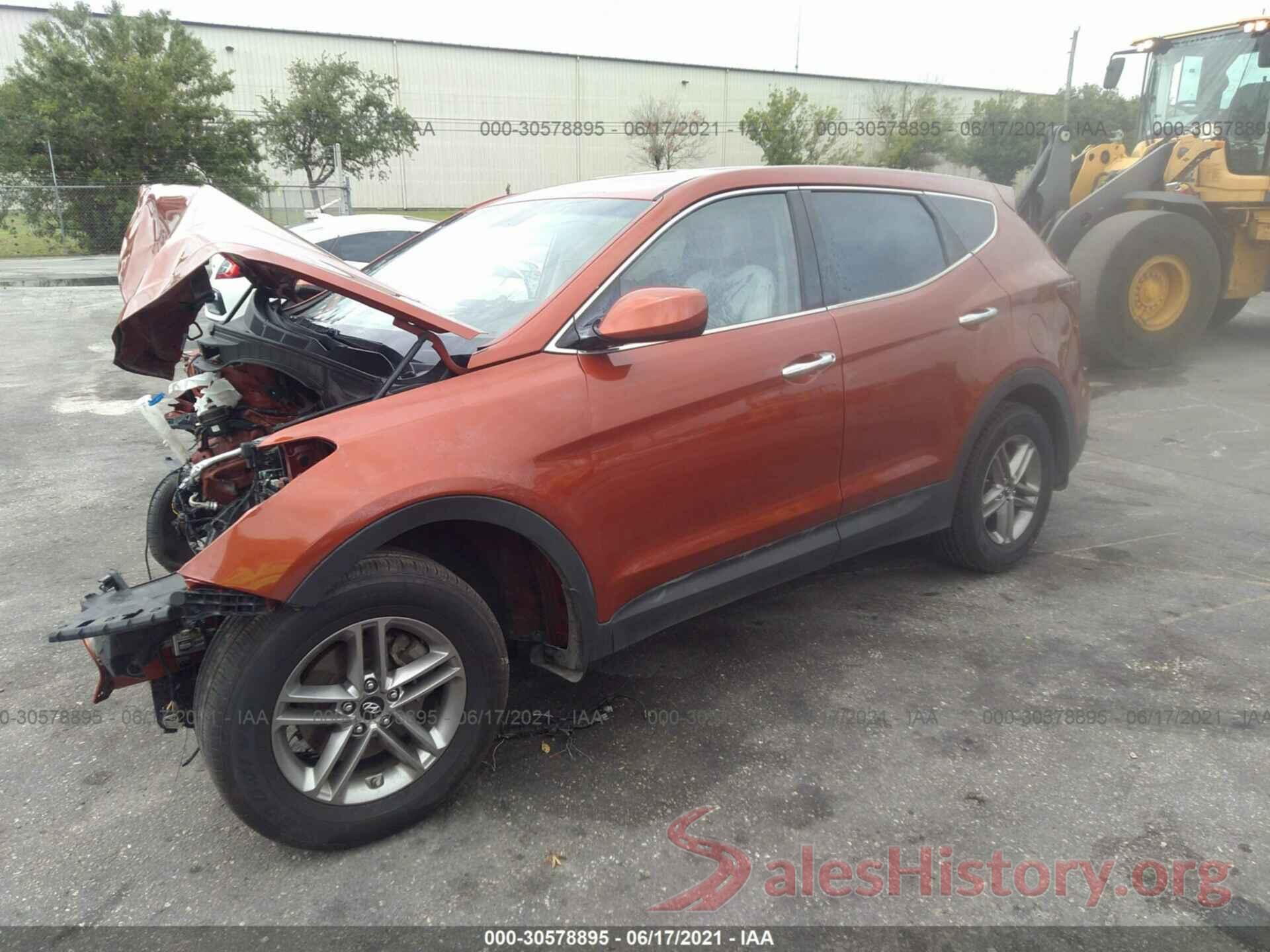 5XYZT3LB8HG457075 2017 HYUNDAI SANTA FE SPORT