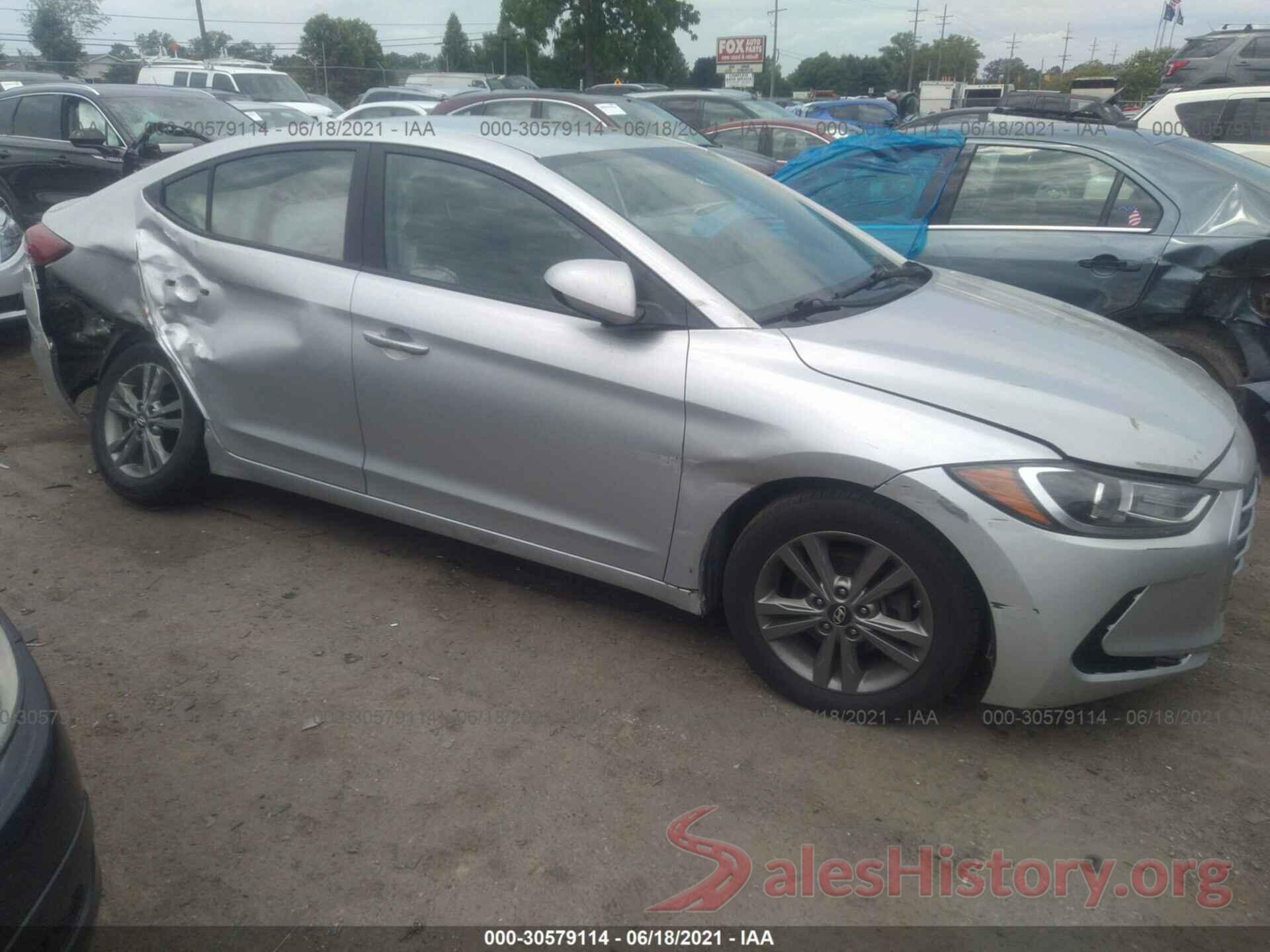 5NPD84LF5HH122594 2017 HYUNDAI ELANTRA