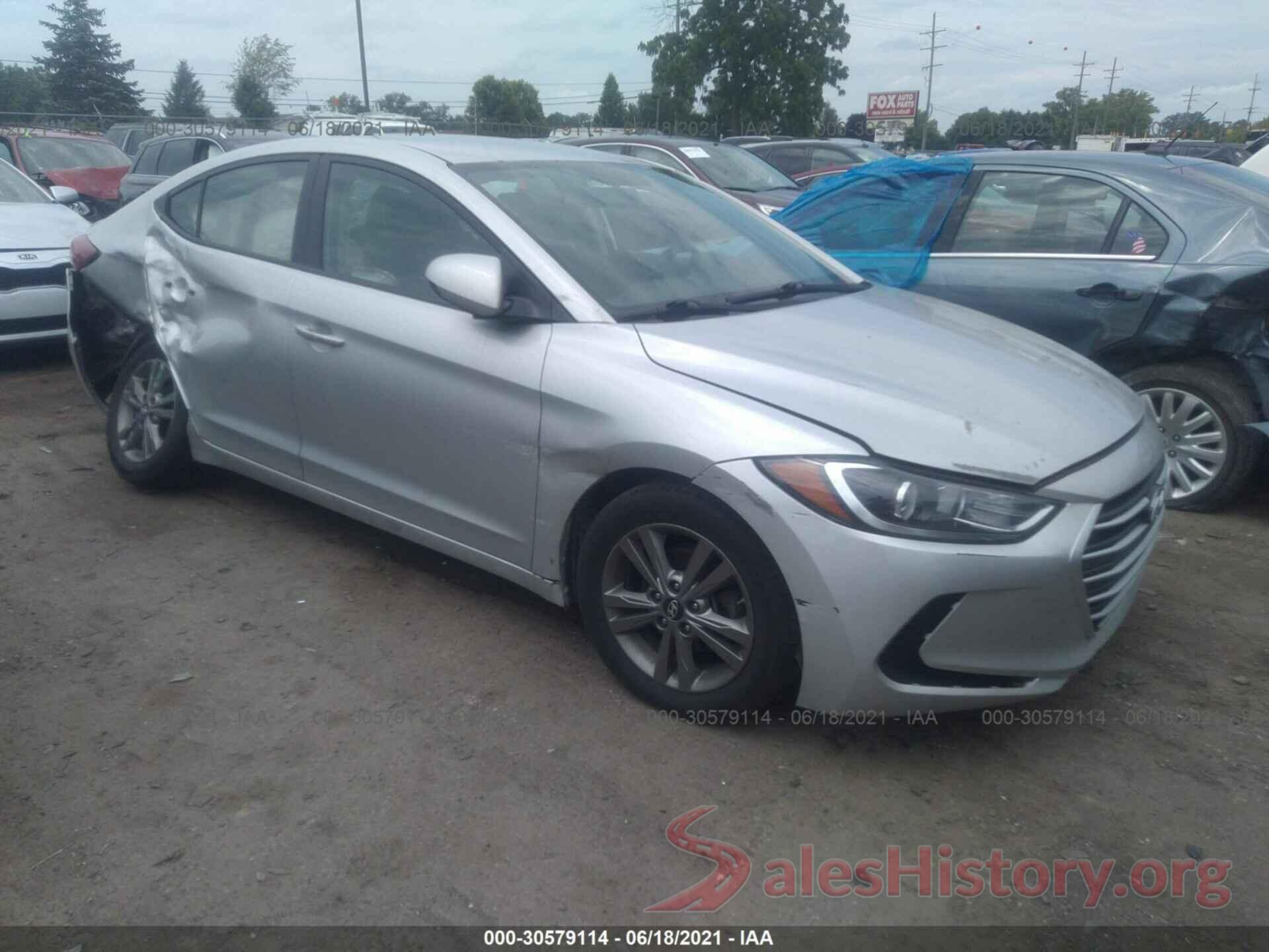 5NPD84LF5HH122594 2017 HYUNDAI ELANTRA