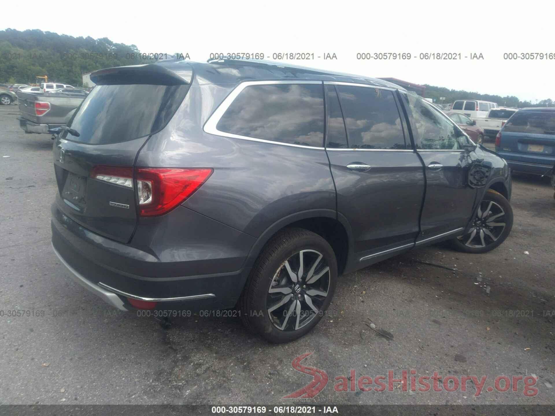 5FNYF5H90KB041816 2019 HONDA PILOT