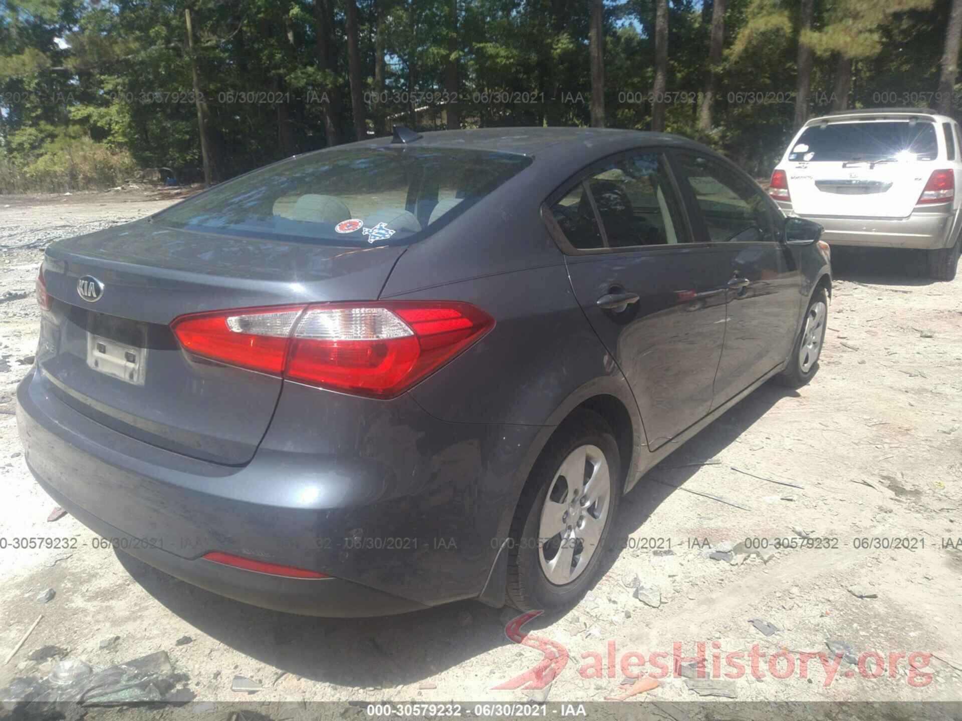 KNAFX4A64G5552448 2016 KIA FORTE