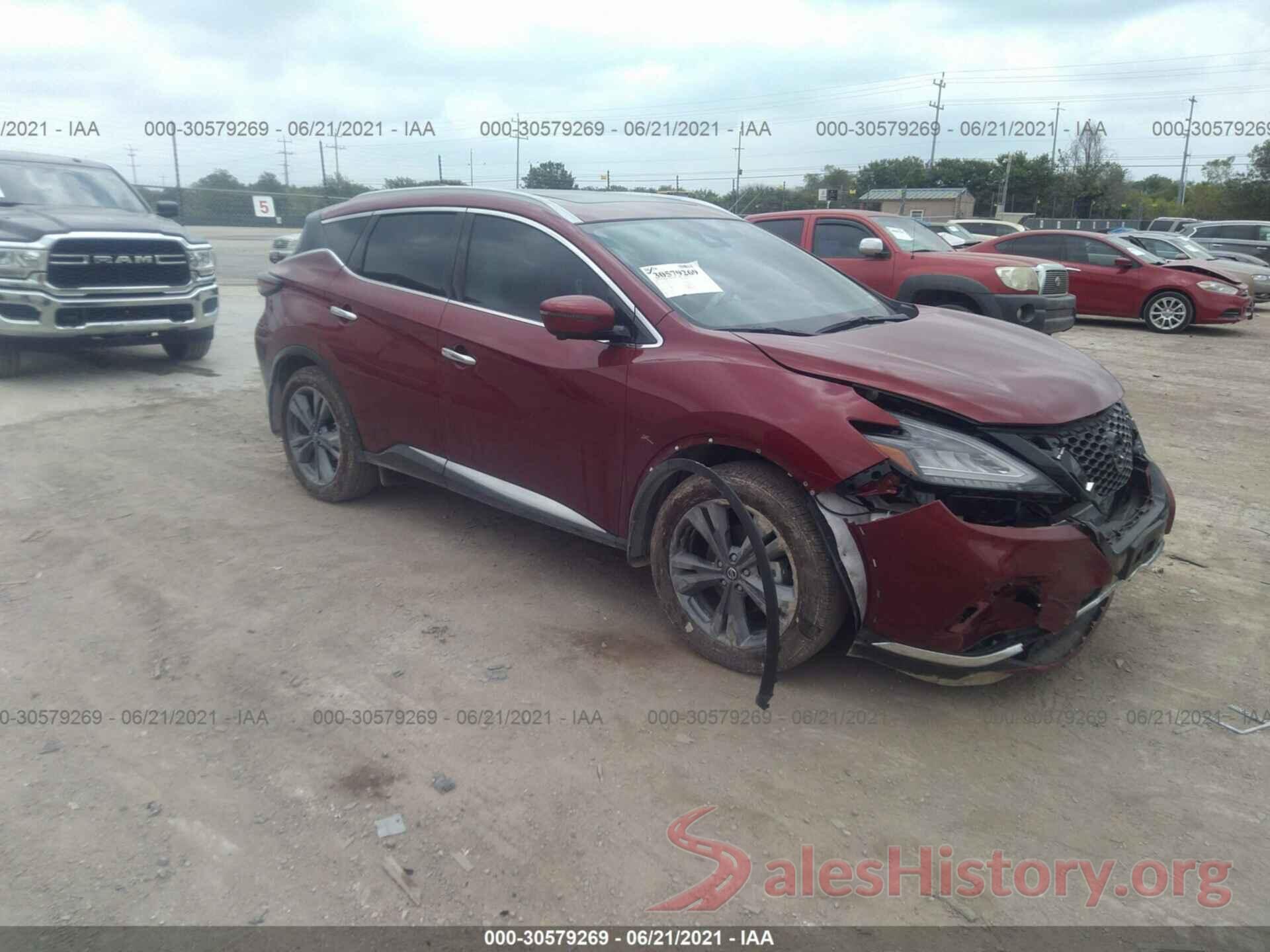 5N1AZ2DJ5MC107974 2021 NISSAN MURANO