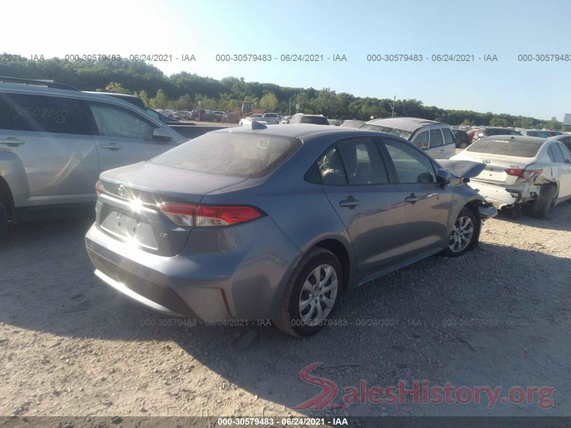 JTDEPMAE6MJ141349 2021 TOYOTA COROLLA