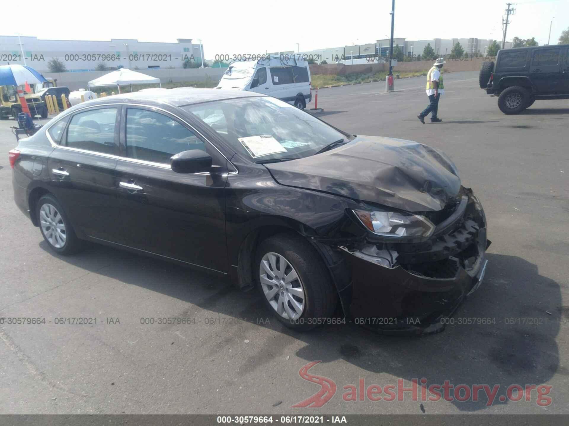 3N1AB7AP8KY256501 2019 NISSAN SENTRA