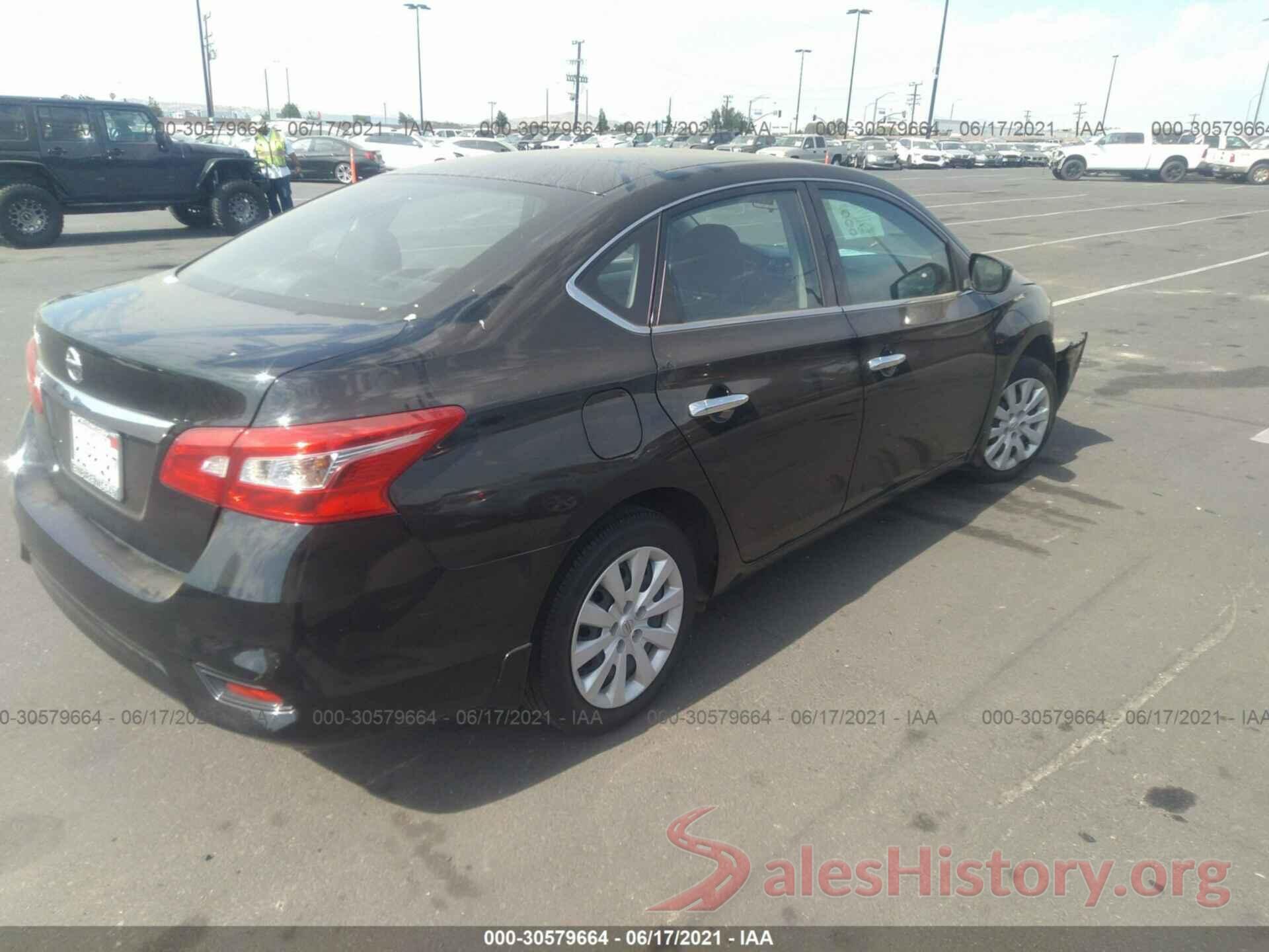 3N1AB7AP8KY256501 2019 NISSAN SENTRA