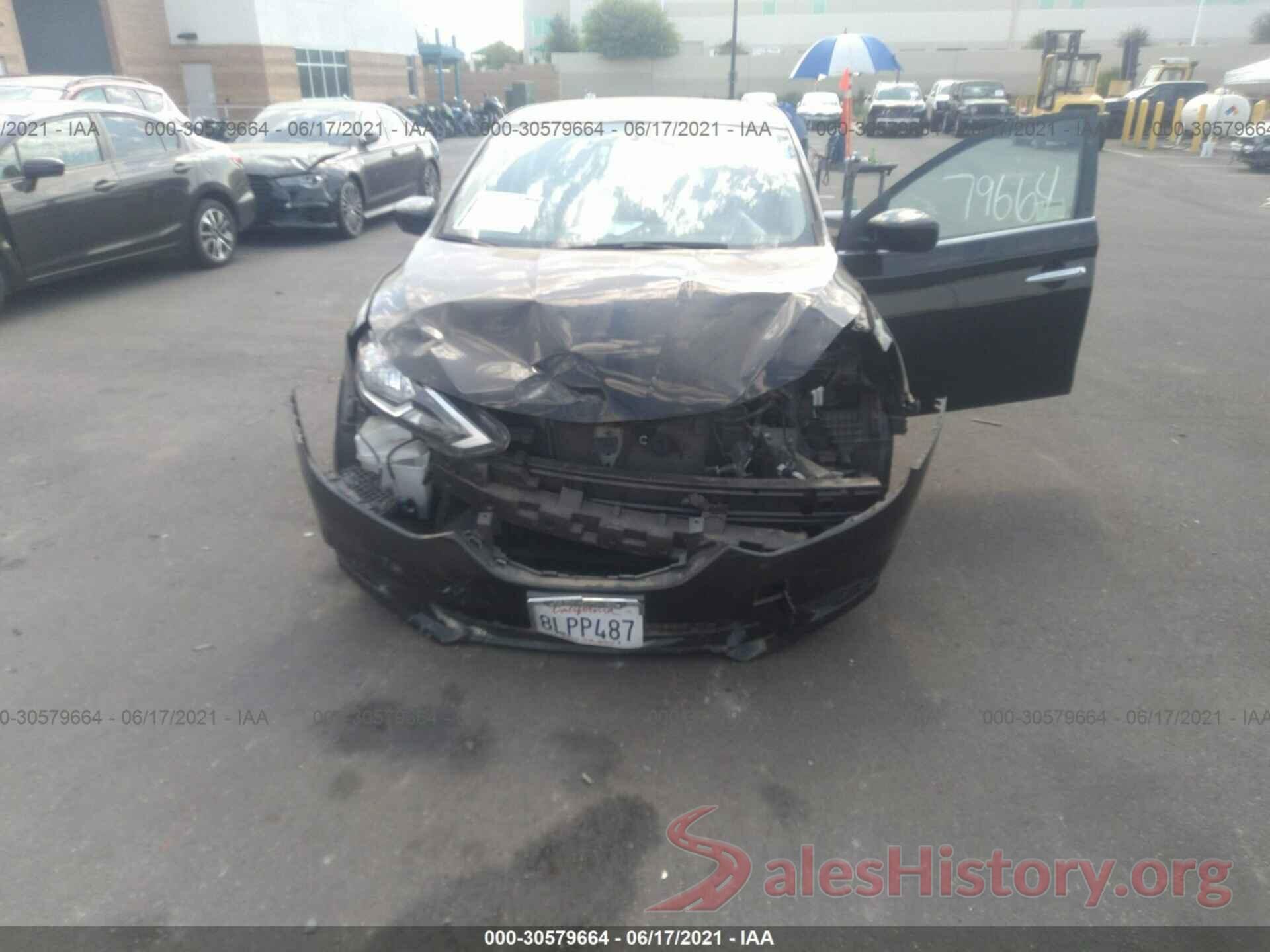 3N1AB7AP8KY256501 2019 NISSAN SENTRA