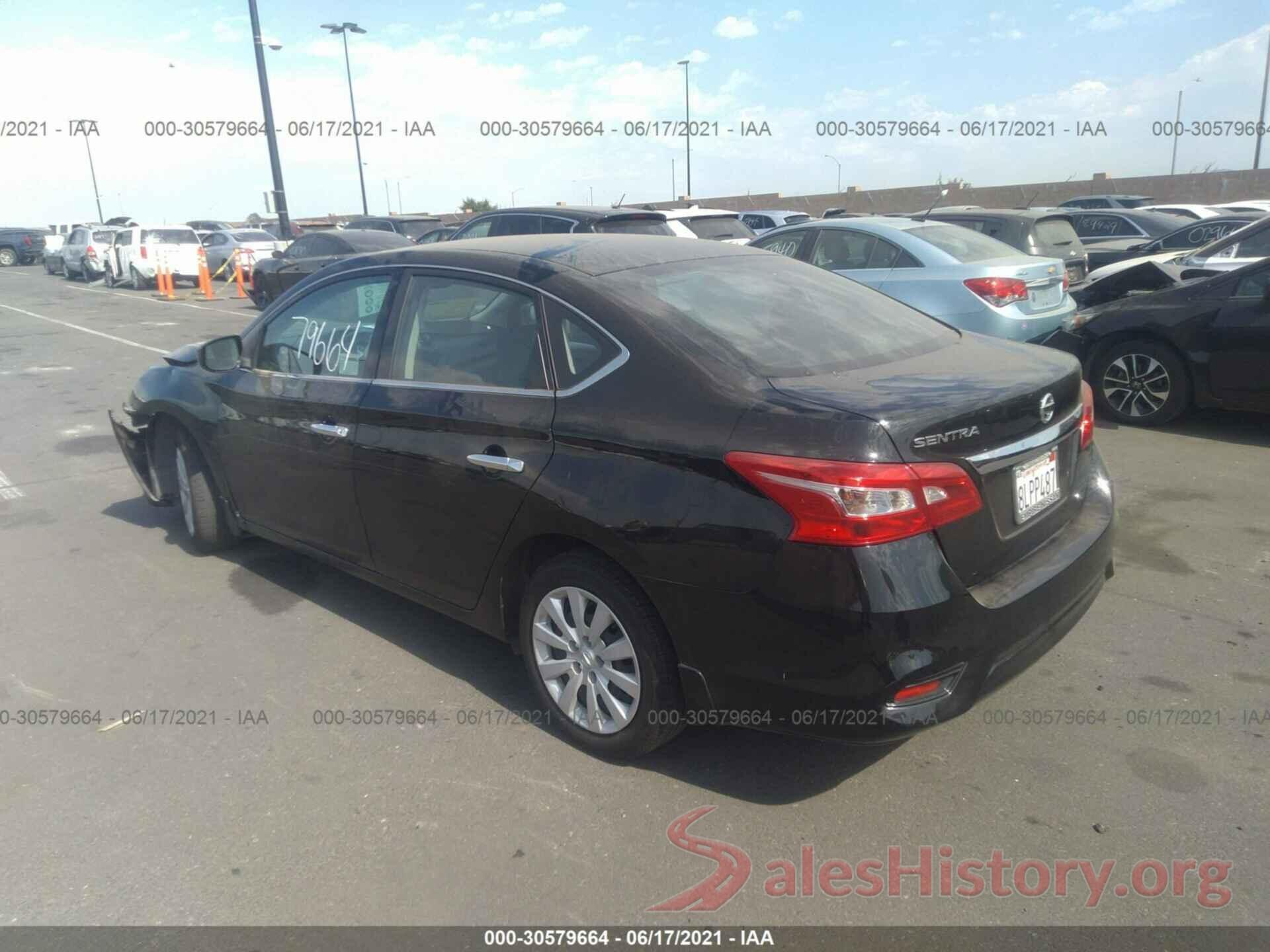 3N1AB7AP8KY256501 2019 NISSAN SENTRA