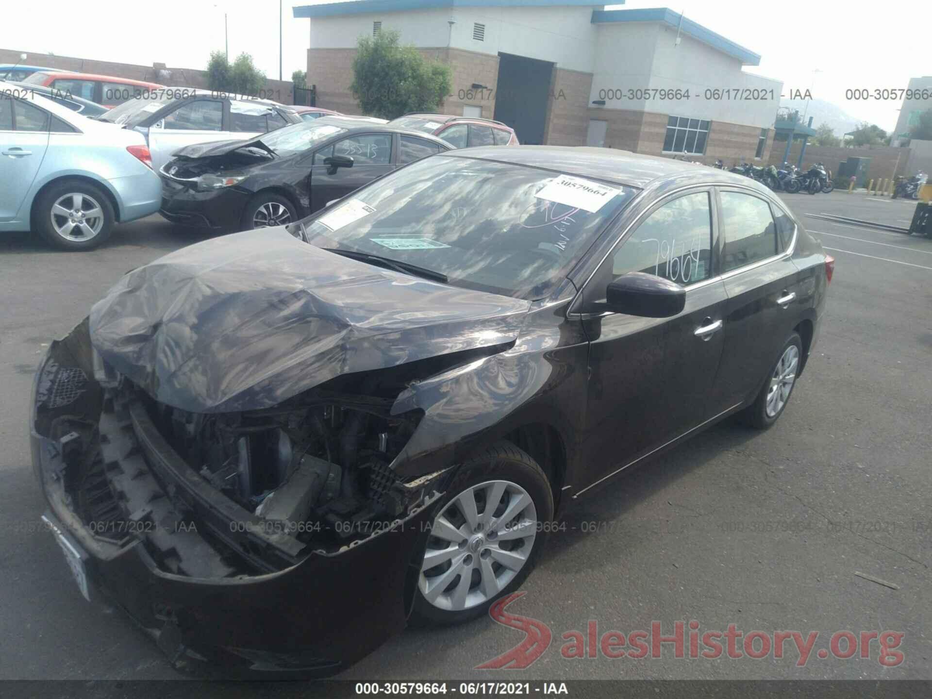 3N1AB7AP8KY256501 2019 NISSAN SENTRA