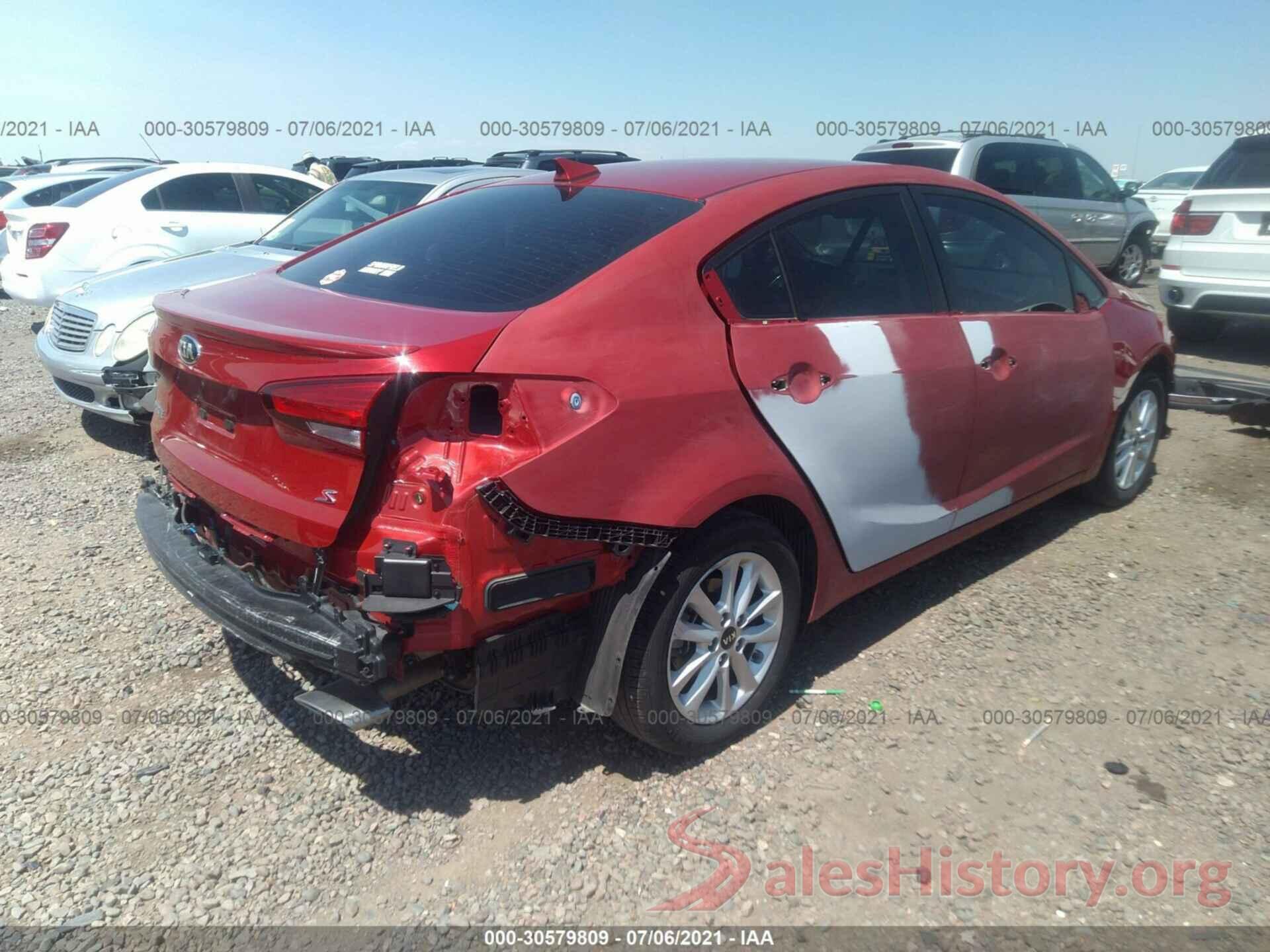 3KPFL4A74HE128054 2017 KIA FORTE