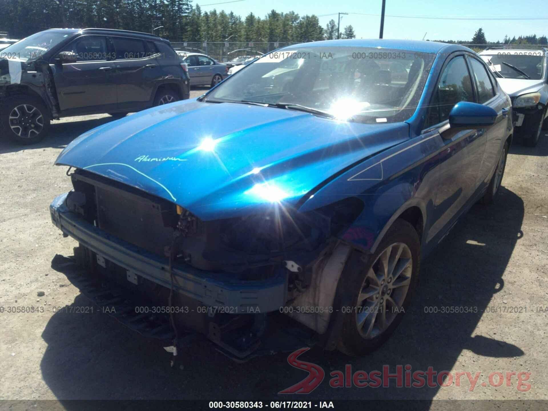 3FA6P0HD0HR346421 2017 FORD FUSION