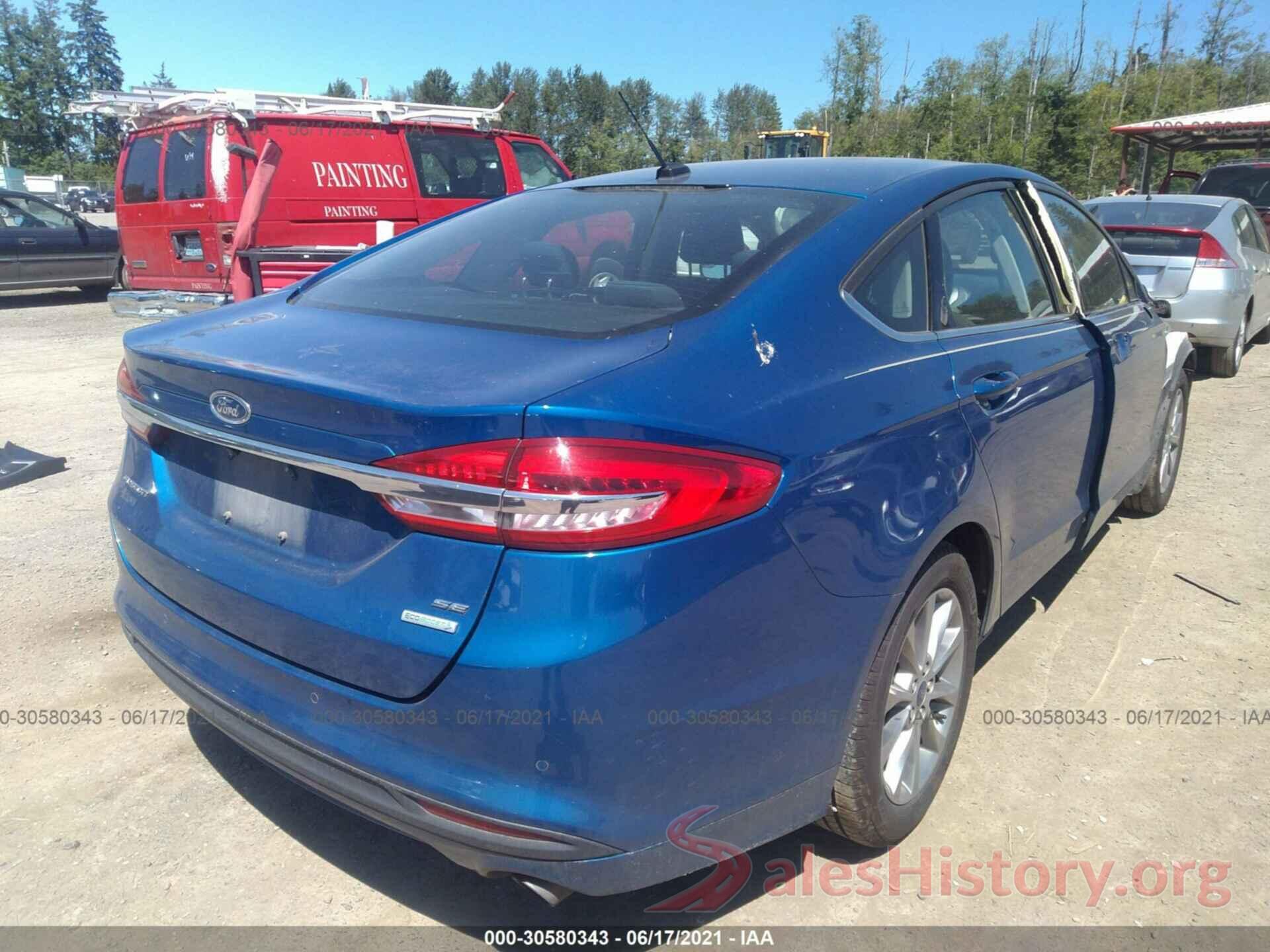 3FA6P0HD0HR346421 2017 FORD FUSION