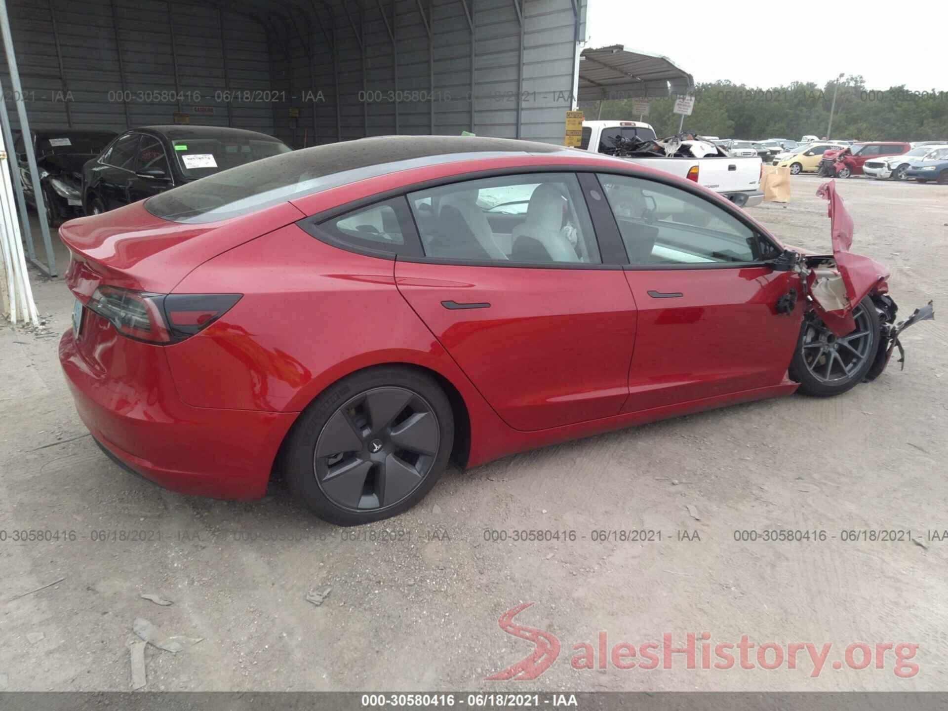 5YJ3E1EA8MF871208 2021 TESLA MODEL 3