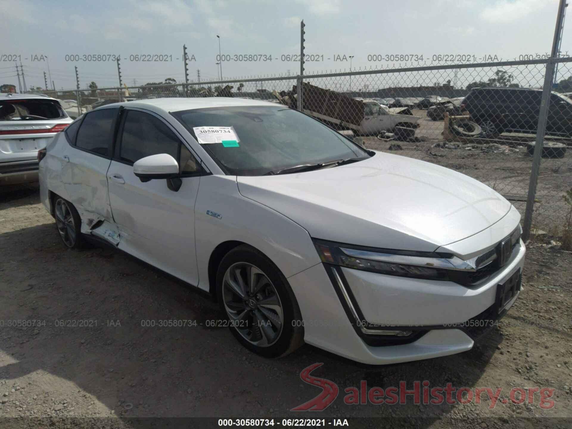 JHMZC5F39JC024230 2018 HONDA CLARITY PLUG-IN HYBRID