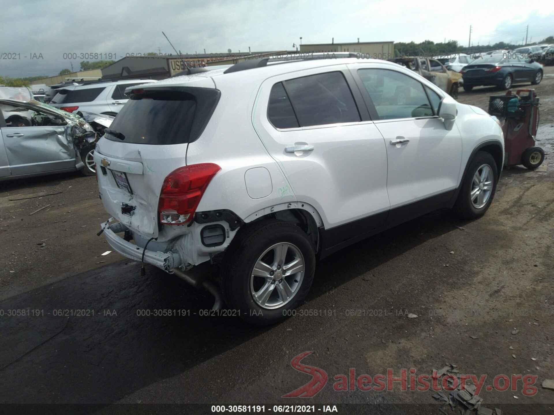 3GNCJLSBXKL331885 2019 CHEVROLET TRAX