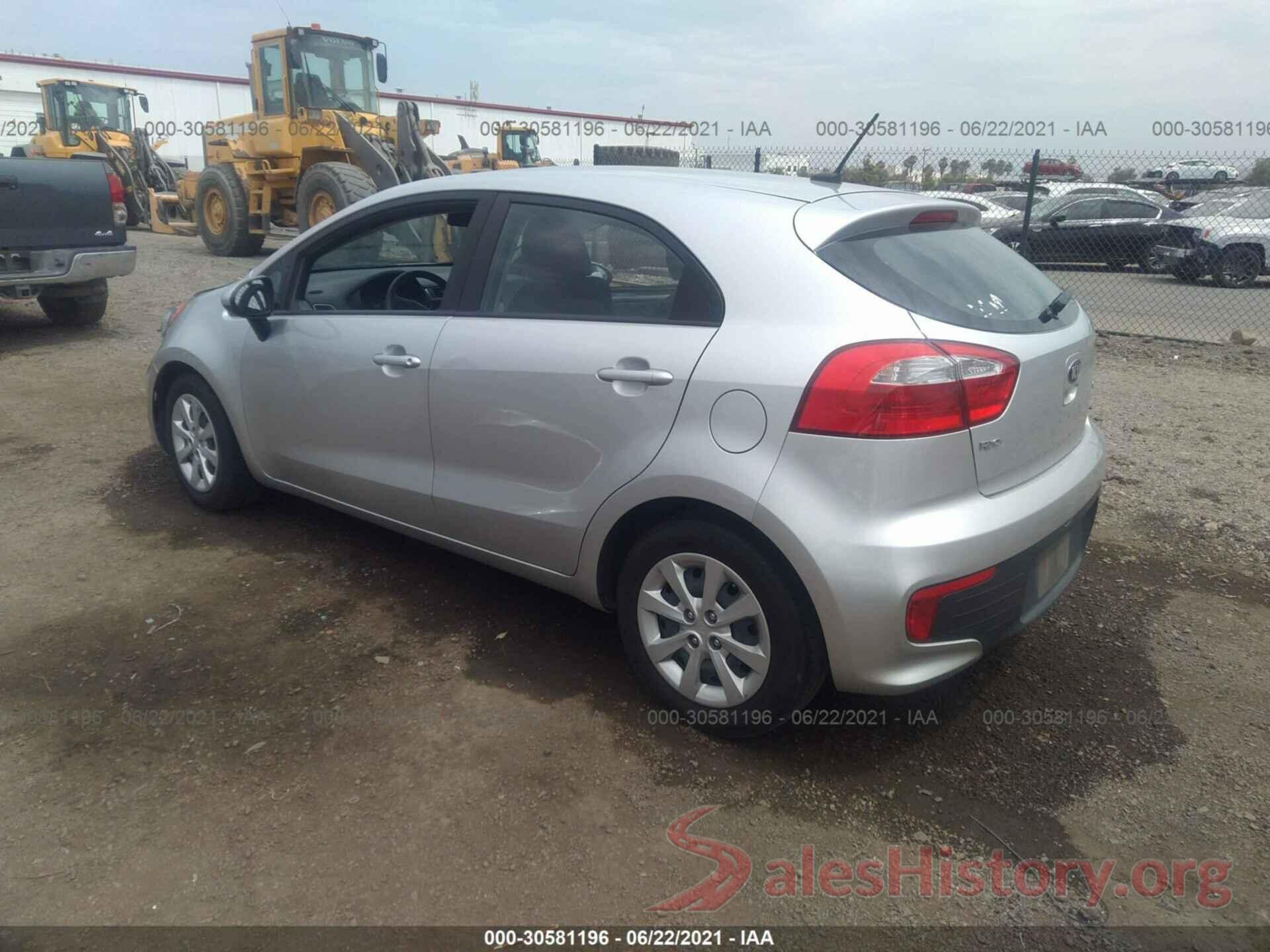 KNADM5A35G6698976 2016 KIA RIO