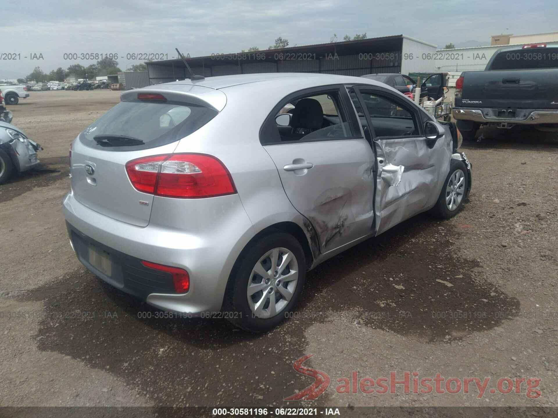 KNADM5A35G6698976 2016 KIA RIO