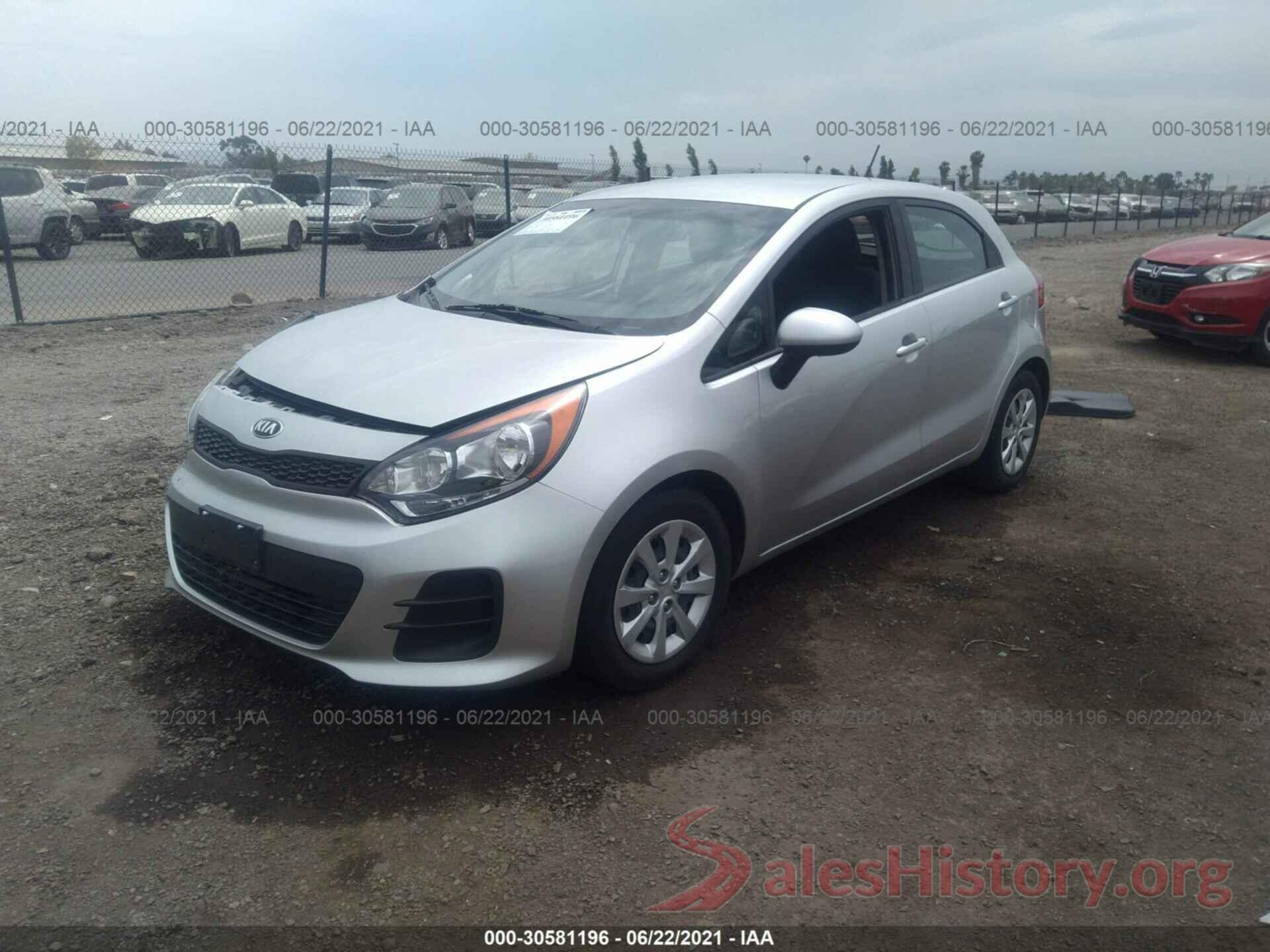 KNADM5A35G6698976 2016 KIA RIO