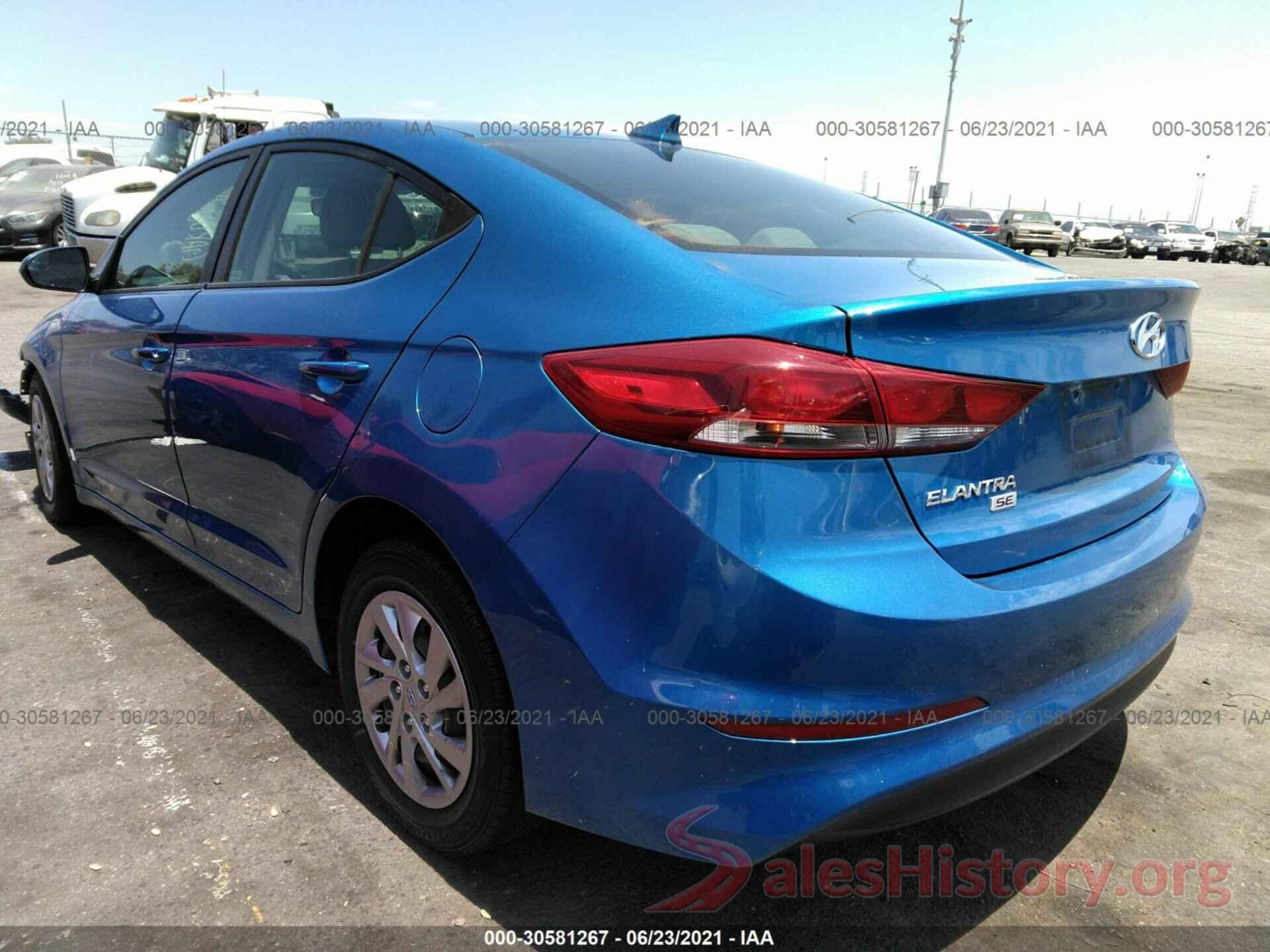 KMHD74LF3HU330672 2017 HYUNDAI ELANTRA