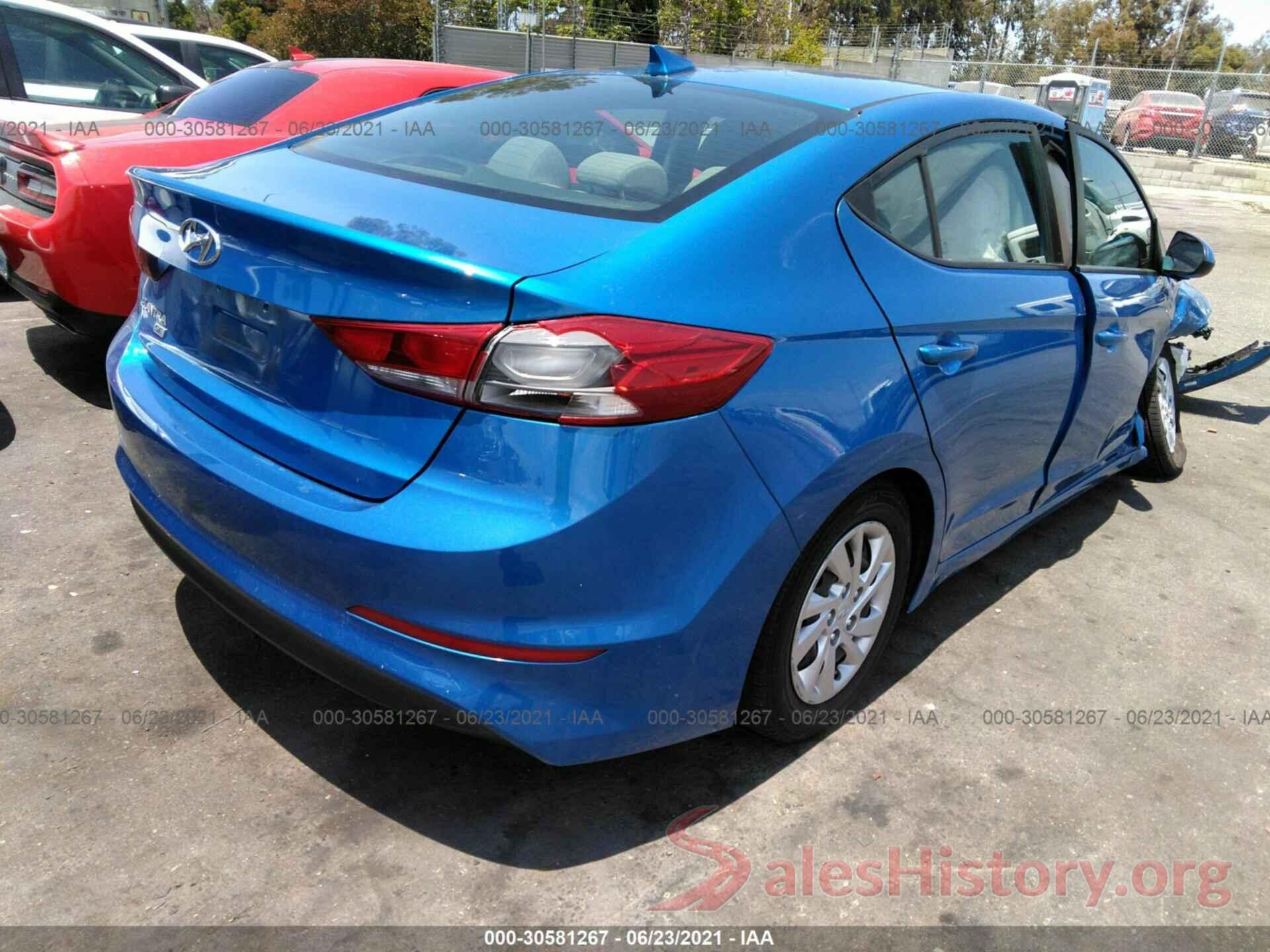 KMHD74LF3HU330672 2017 HYUNDAI ELANTRA