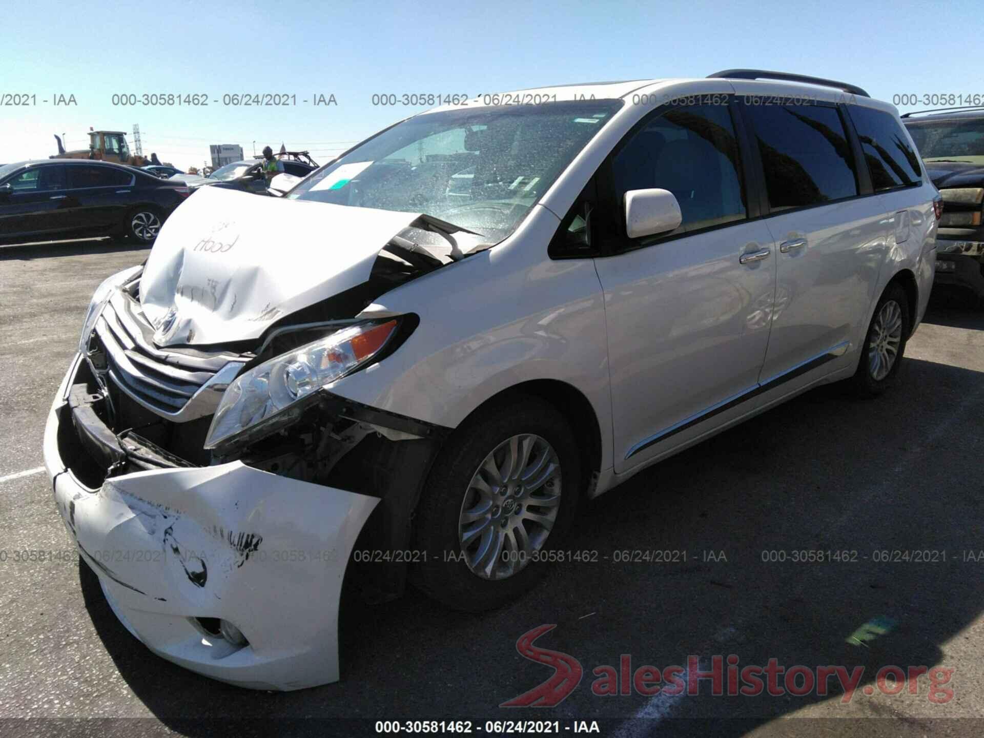 5TDYK3DC3GS712867 2016 TOYOTA SIENNA