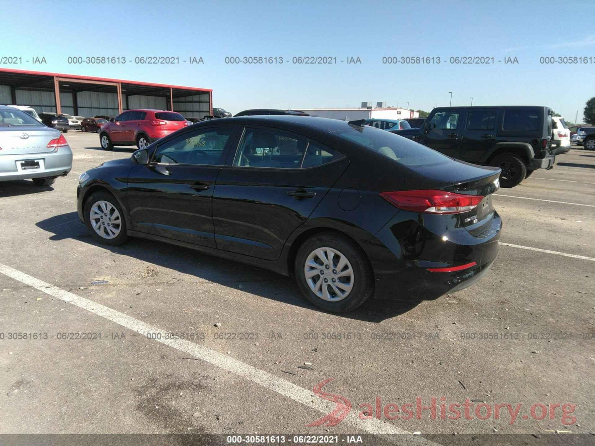 KMHD74LF7HU393368 2017 HYUNDAI ELANTRA