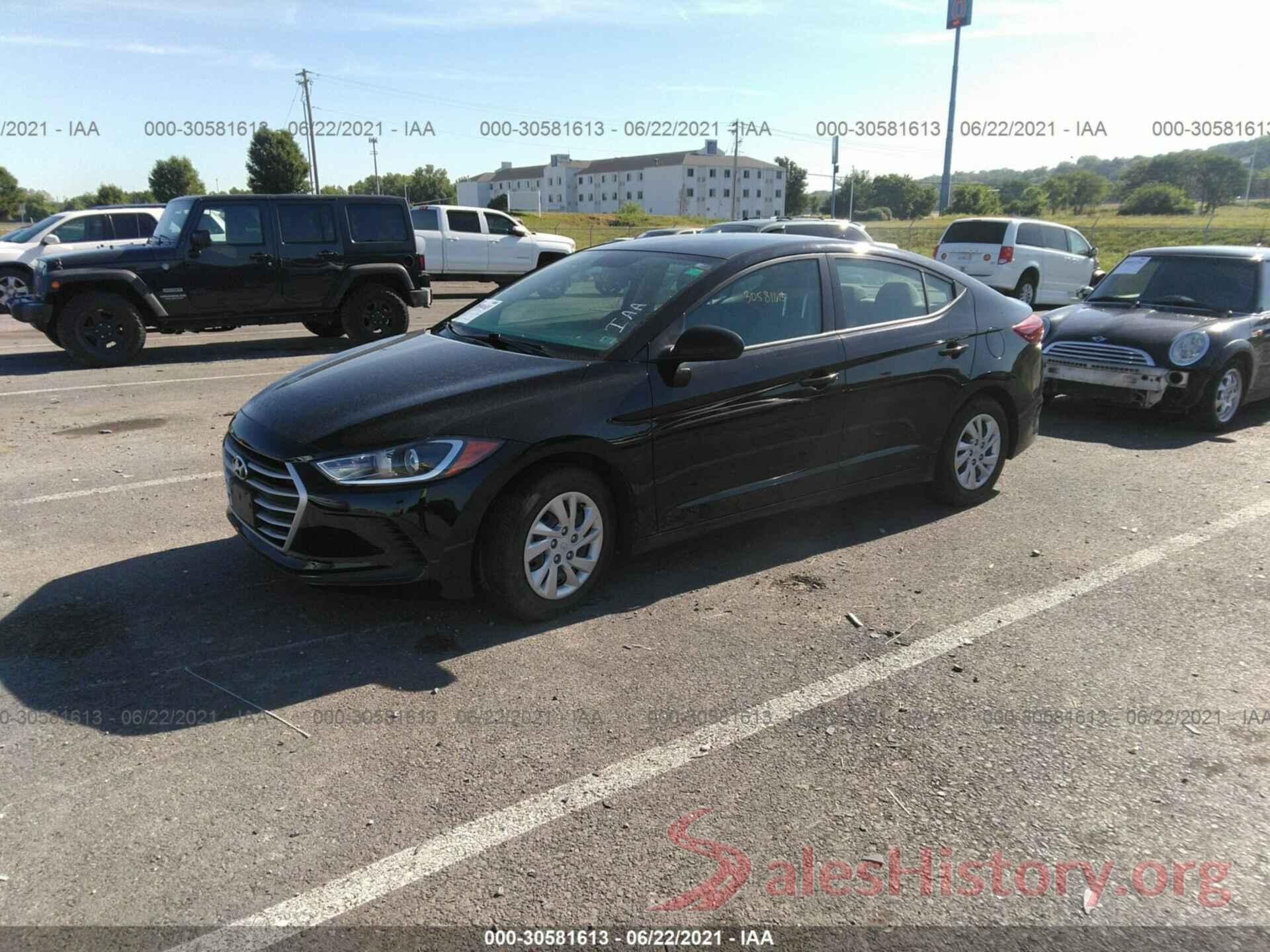 KMHD74LF7HU393368 2017 HYUNDAI ELANTRA