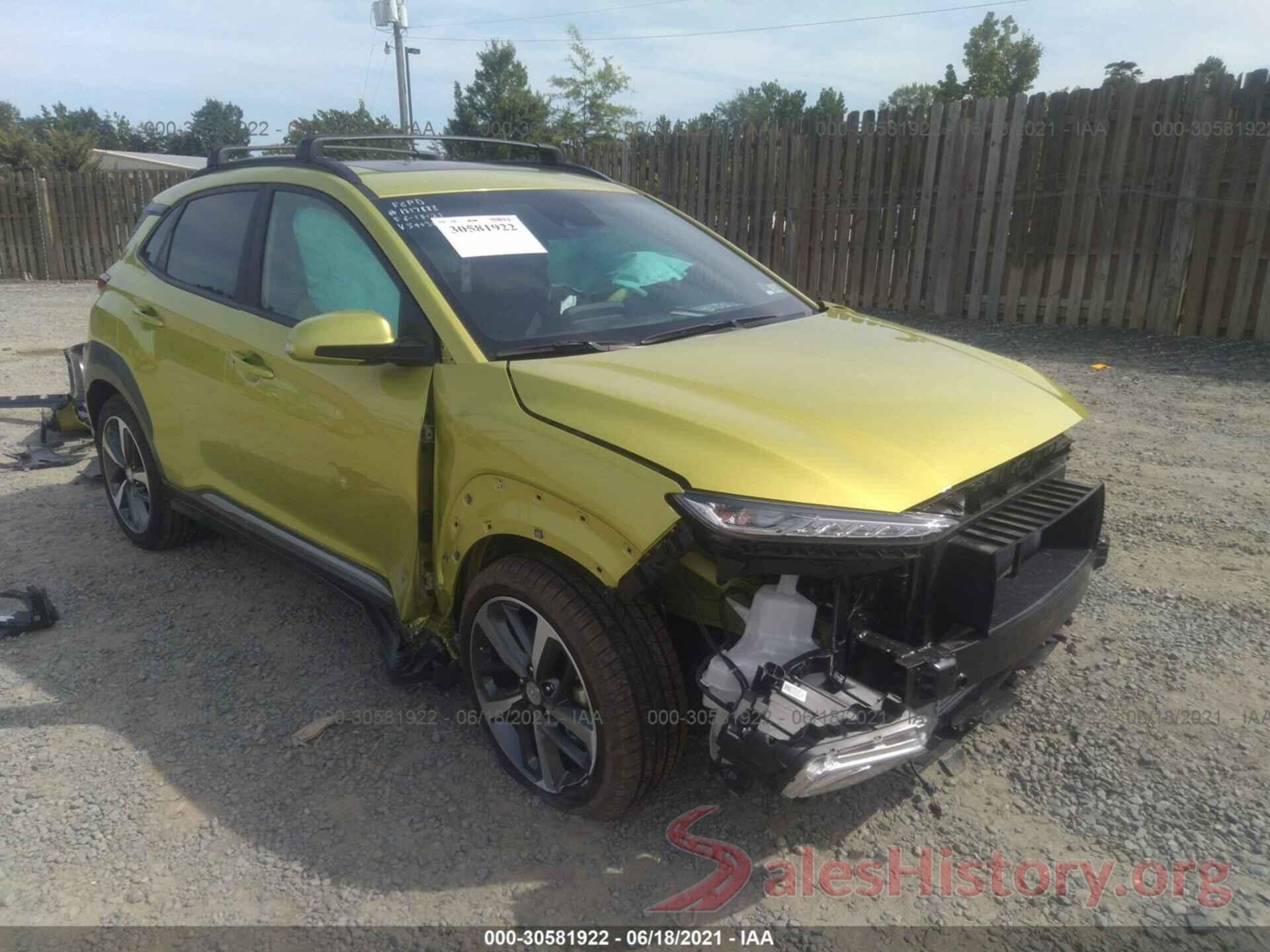 KM8K3CA59LU590381 2020 HYUNDAI KONA