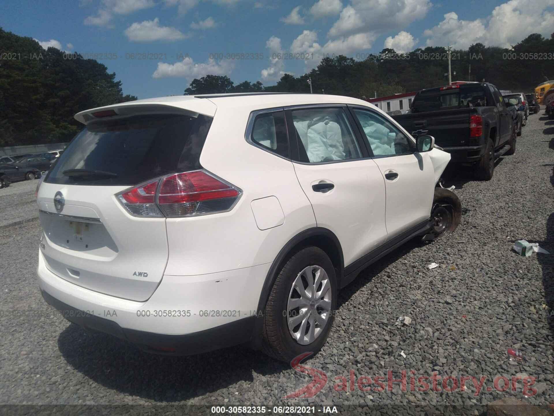 JN8AT2MV1GW136744 2016 NISSAN ROGUE