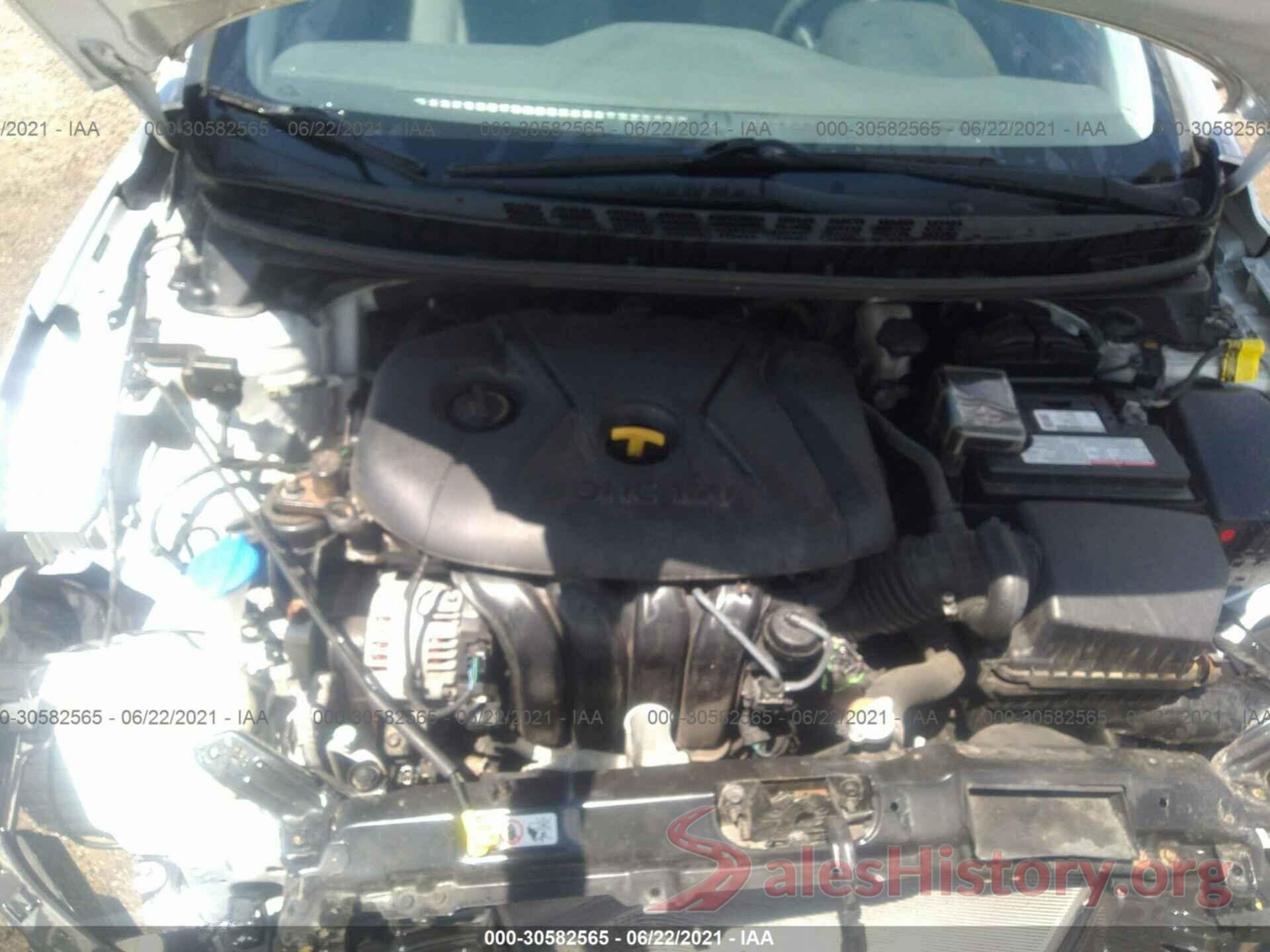 5NPDH4AEXGH665321 2016 HYUNDAI ELANTRA