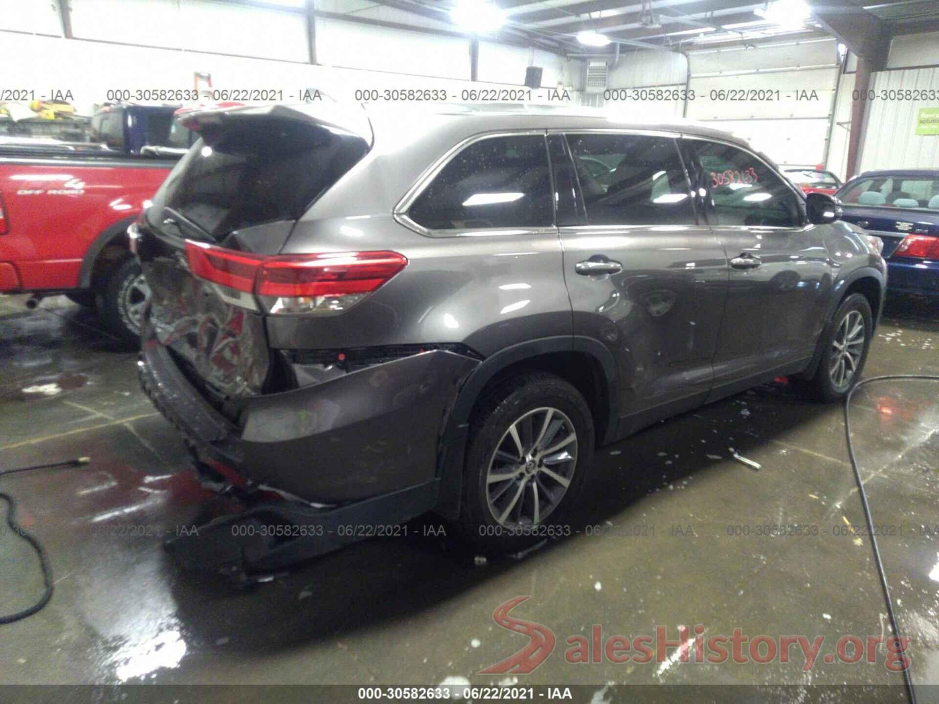 5TDJZRFH6KS611095 2019 TOYOTA HIGHLANDER