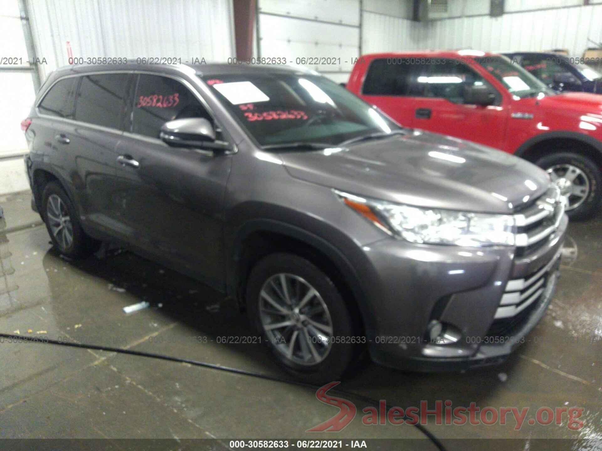 5TDJZRFH6KS611095 2019 TOYOTA HIGHLANDER