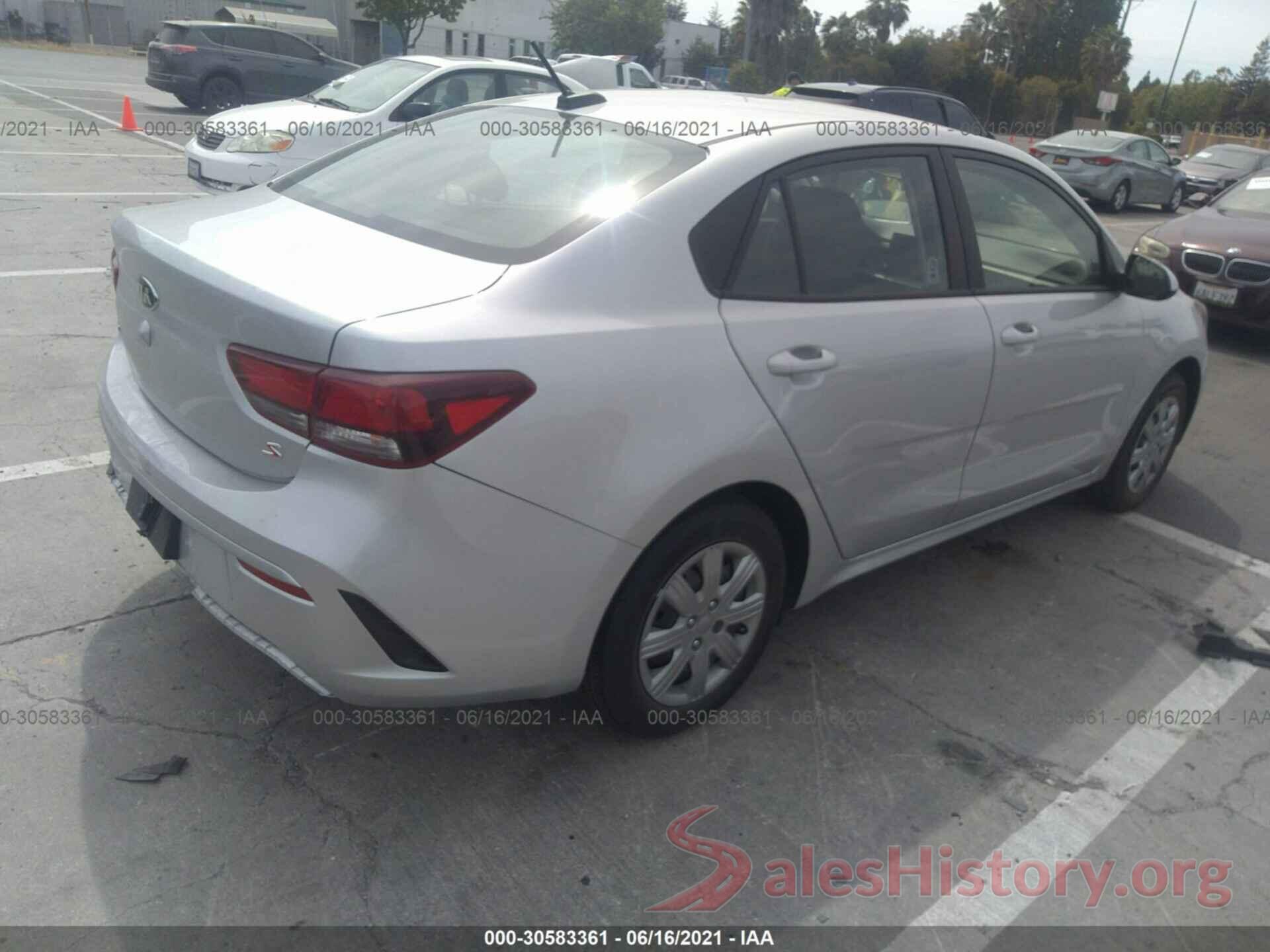 3KPA24ADXME386284 2021 KIA RIO