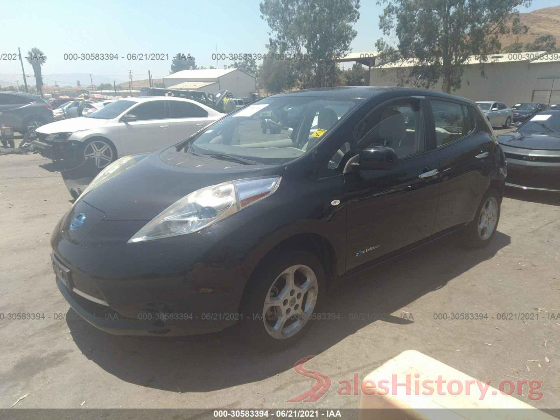 JN1AZ0CP0BT009689 2011 NISSAN LEAF