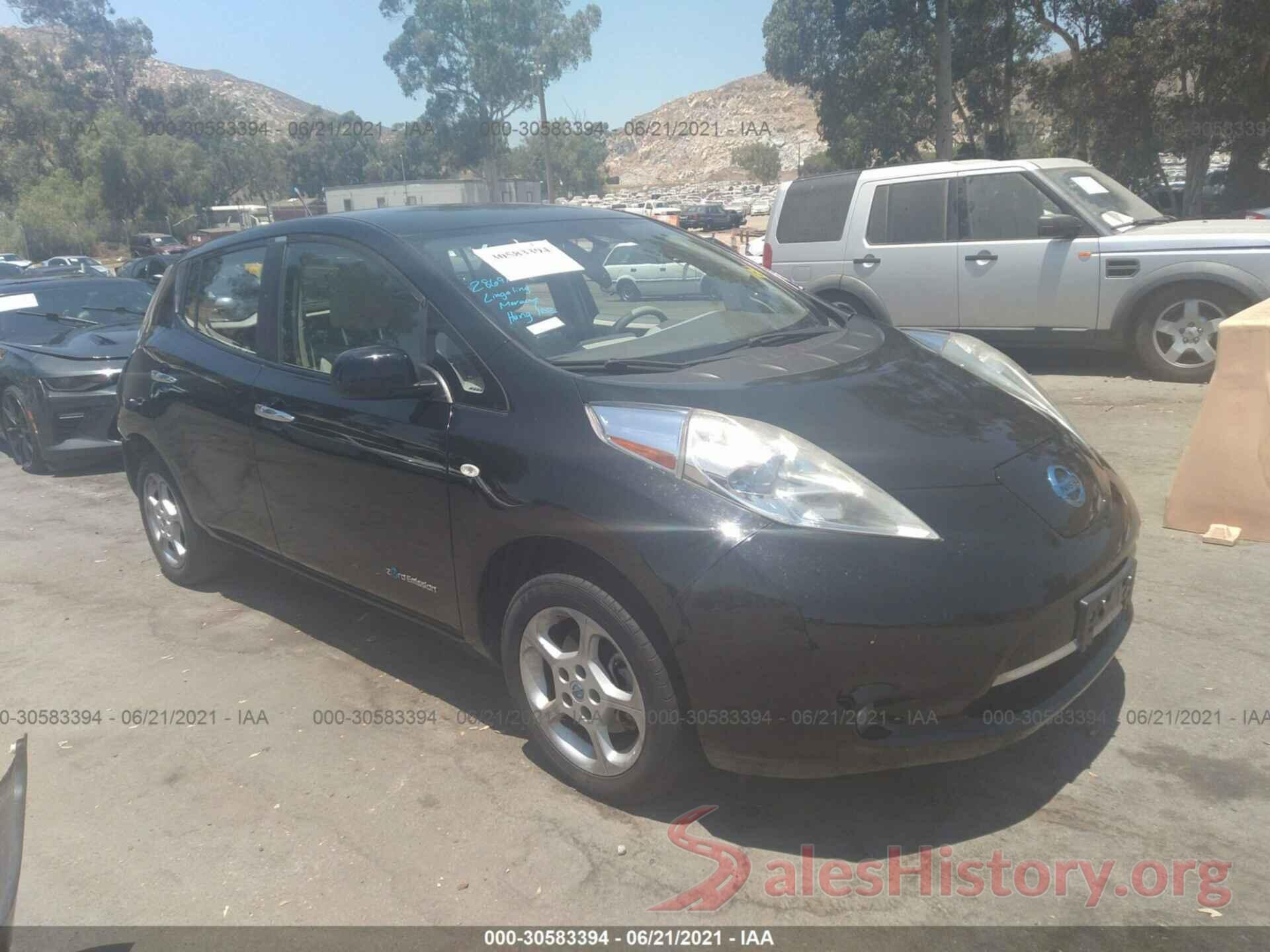 JN1AZ0CP0BT009689 2011 NISSAN LEAF