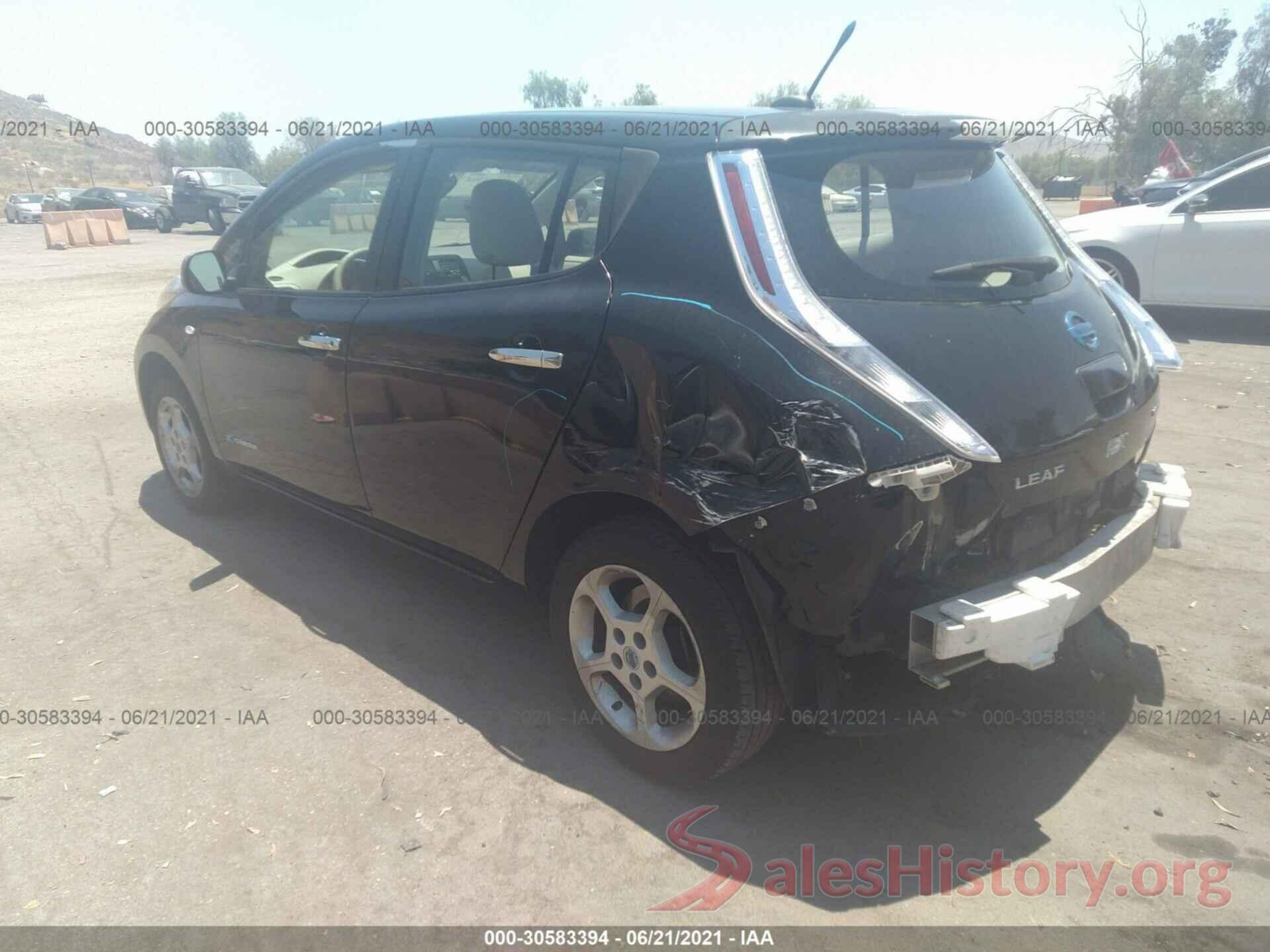 JN1AZ0CP0BT009689 2011 NISSAN LEAF