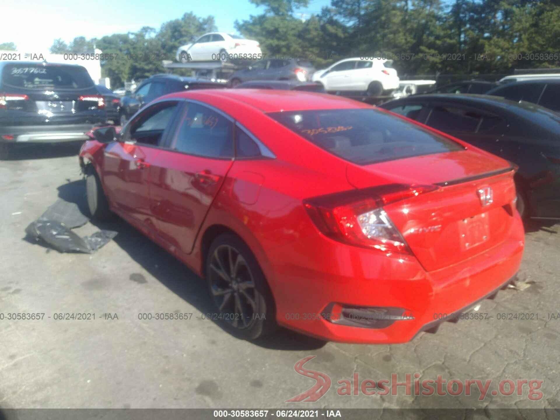 2HGFC2F87LH576115 2020 HONDA CIVIC SEDAN