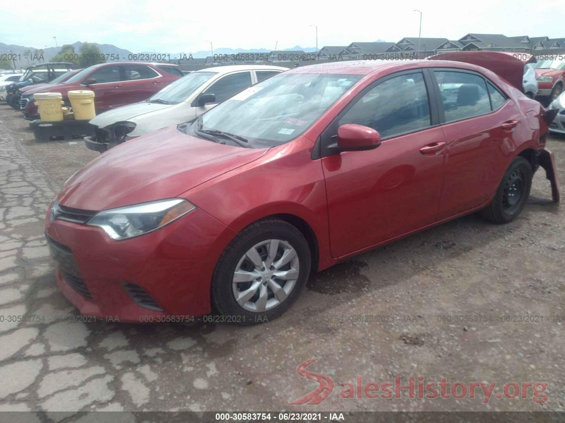 2T1BURHE7GC667665 2016 TOYOTA COROLLA