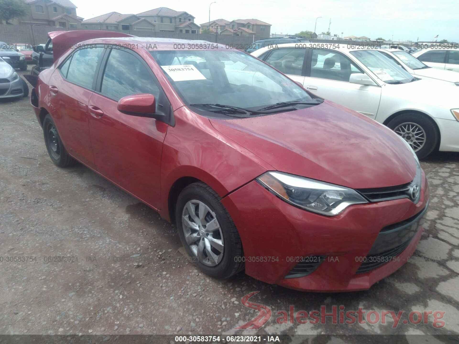 2T1BURHE7GC667665 2016 TOYOTA COROLLA