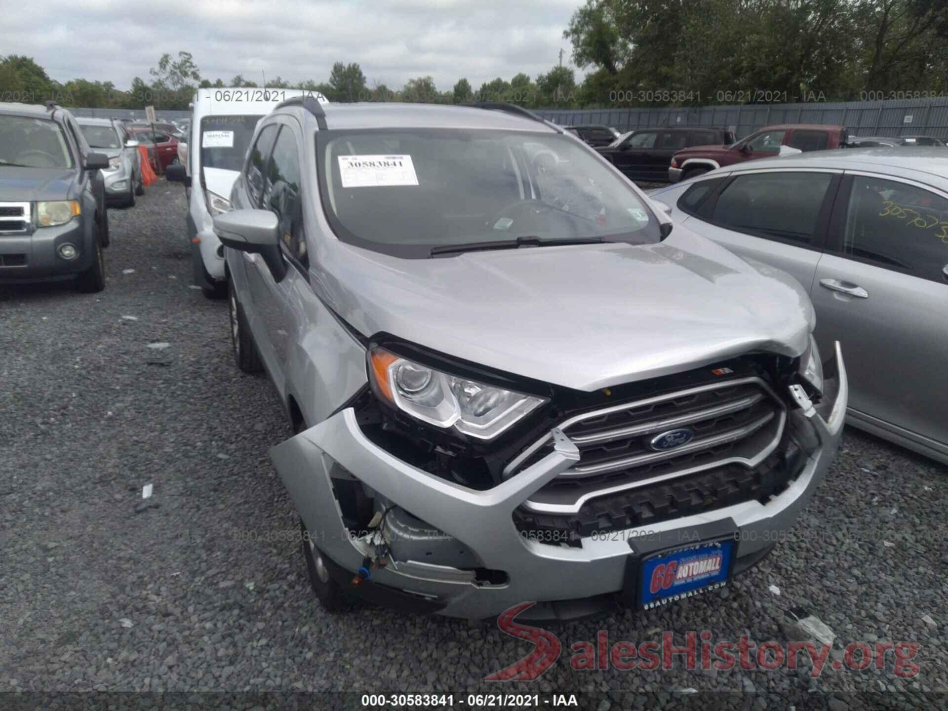 MAJ3S2GE5KC306946 2019 FORD ECOSPORT