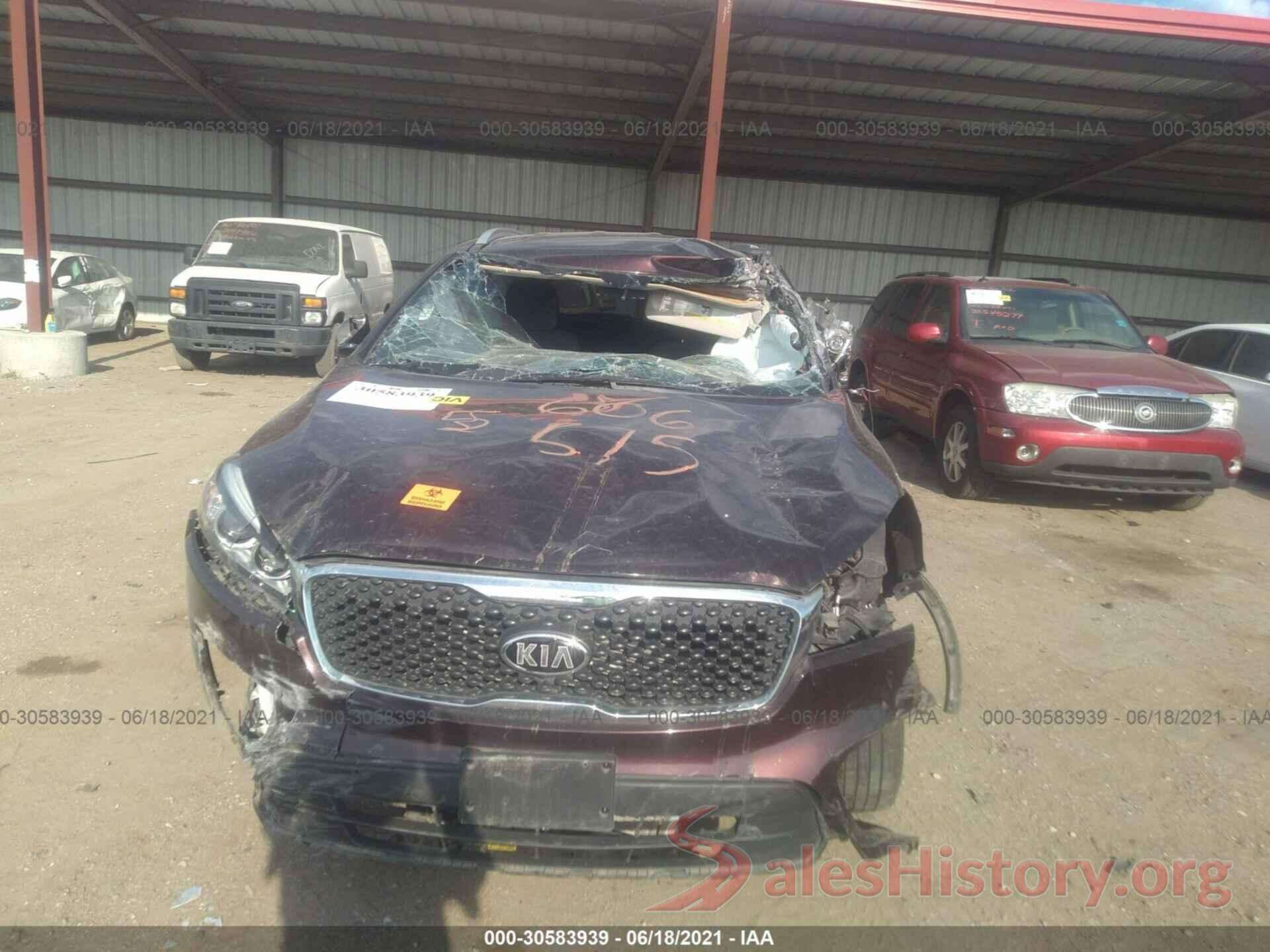 5XYPGDA38GG082252 2016 KIA SORENTO