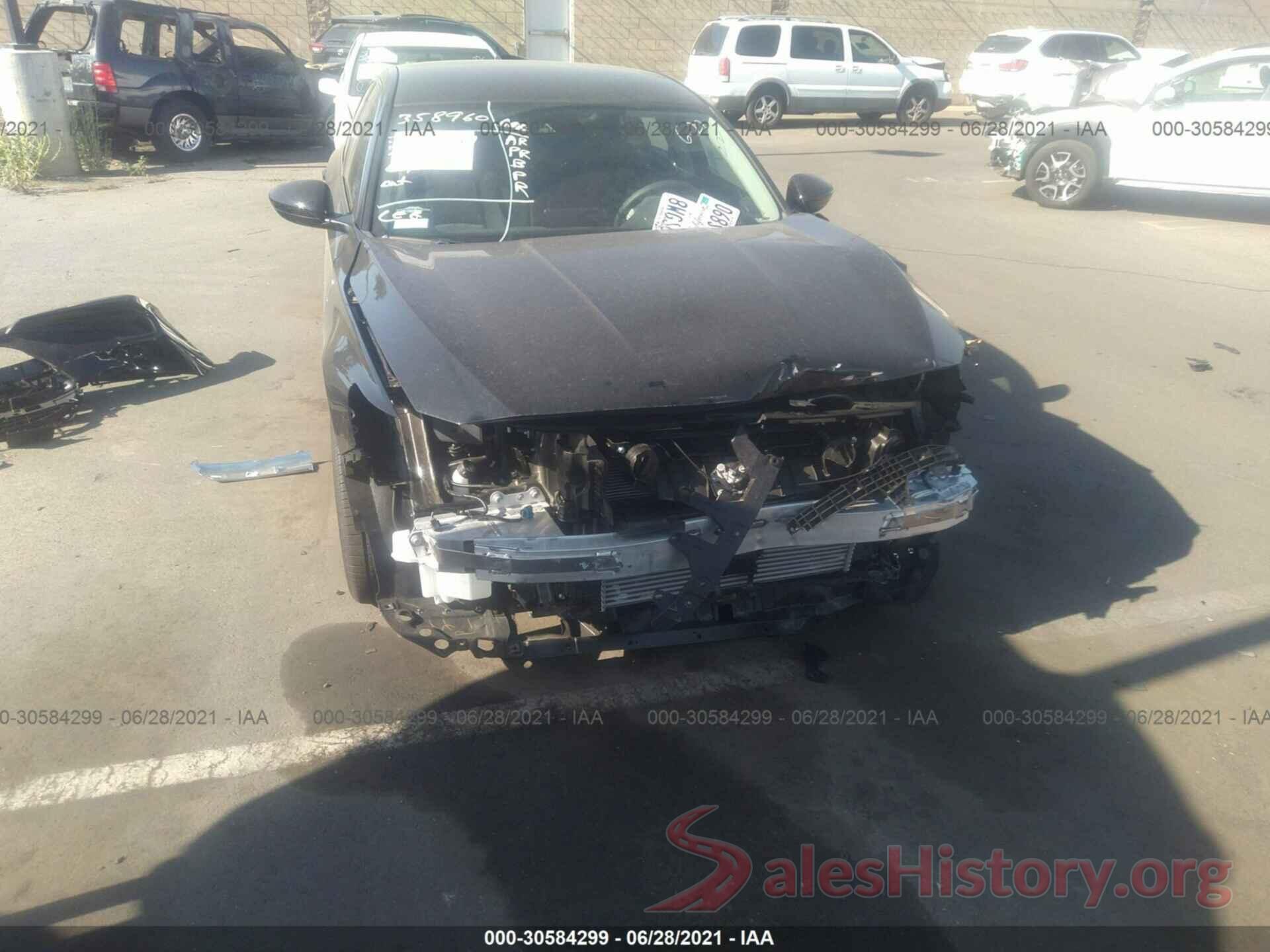 1HGCV1F19MA058954 2021 HONDA ACCORD SEDAN