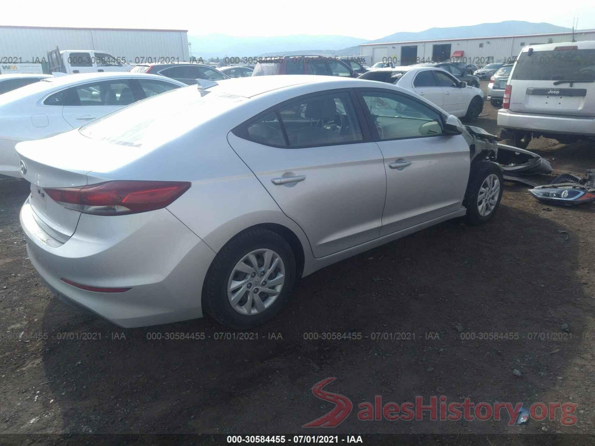 5NPD74LF3HH079070 2017 HYUNDAI ELANTRA